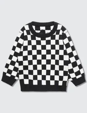 Kids Checkered Knit Sweaters {RTS} Childrens