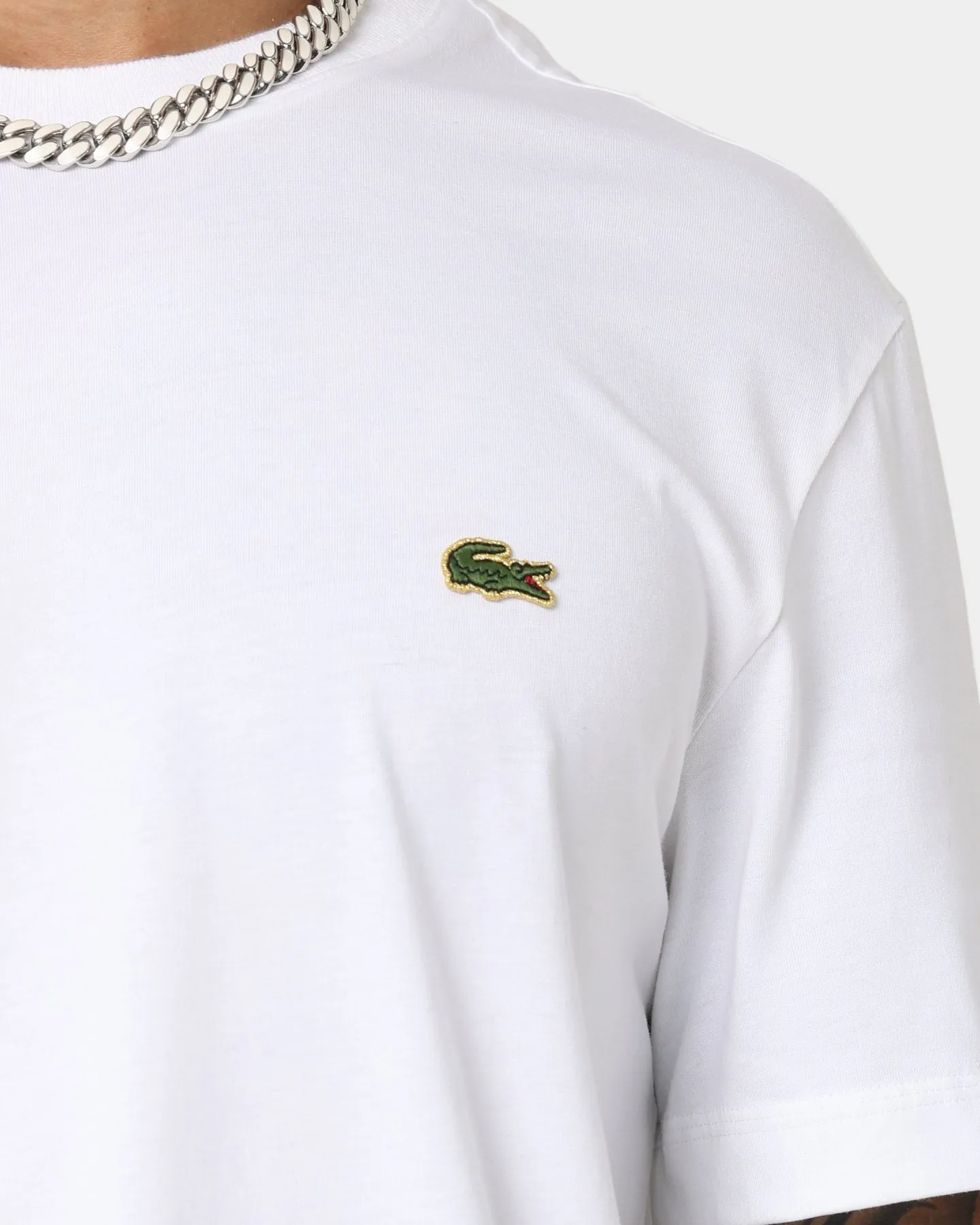 Lacoste Gold Stitch Fresh T-Shirt White