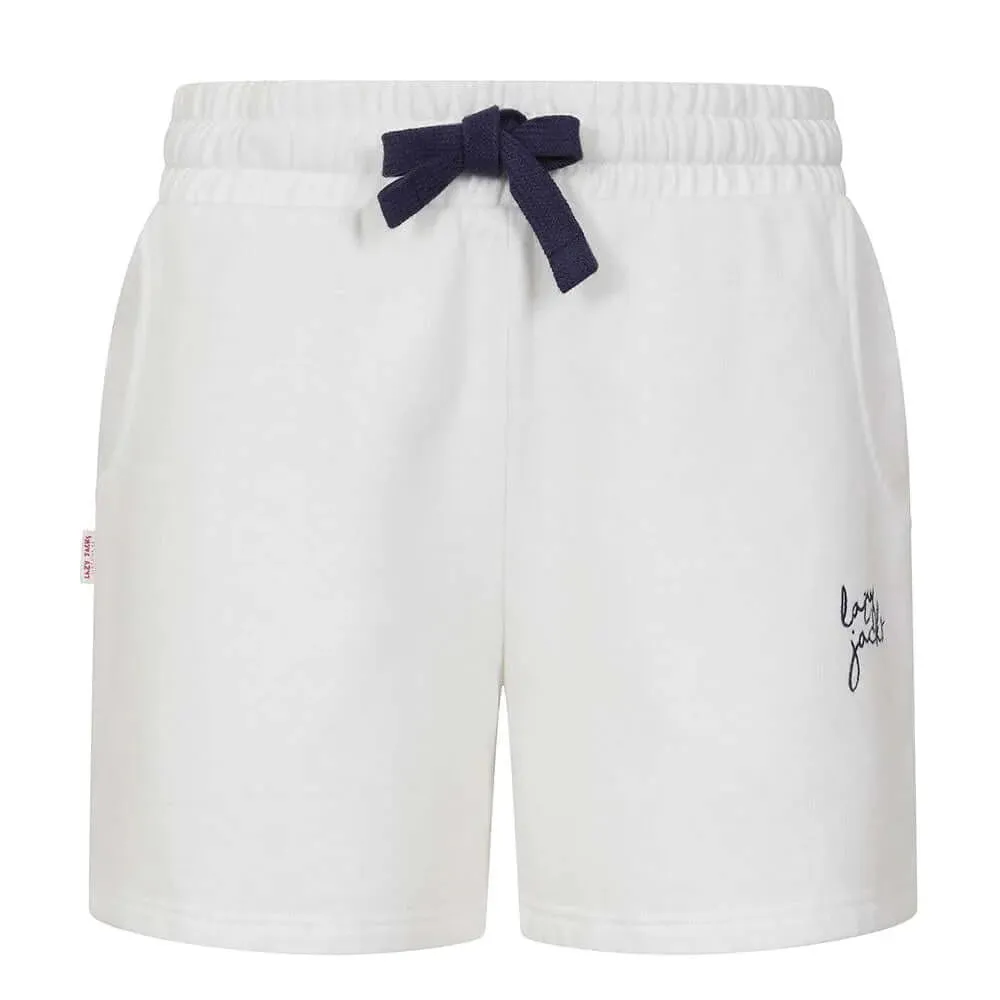 Lazy Jacks Clothing - Womens White Sweat Shorts