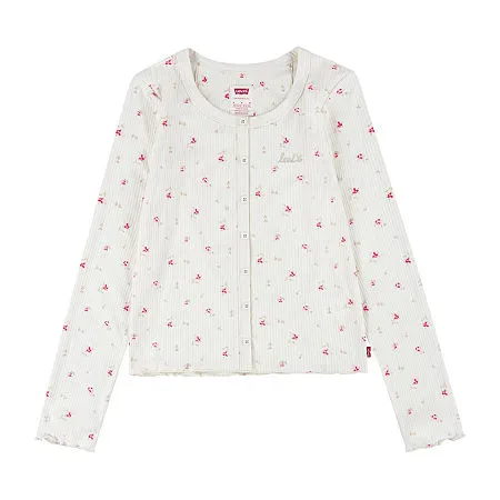 Levi's® Girls' Ruffle Hem Long Sleeve T-Shirt