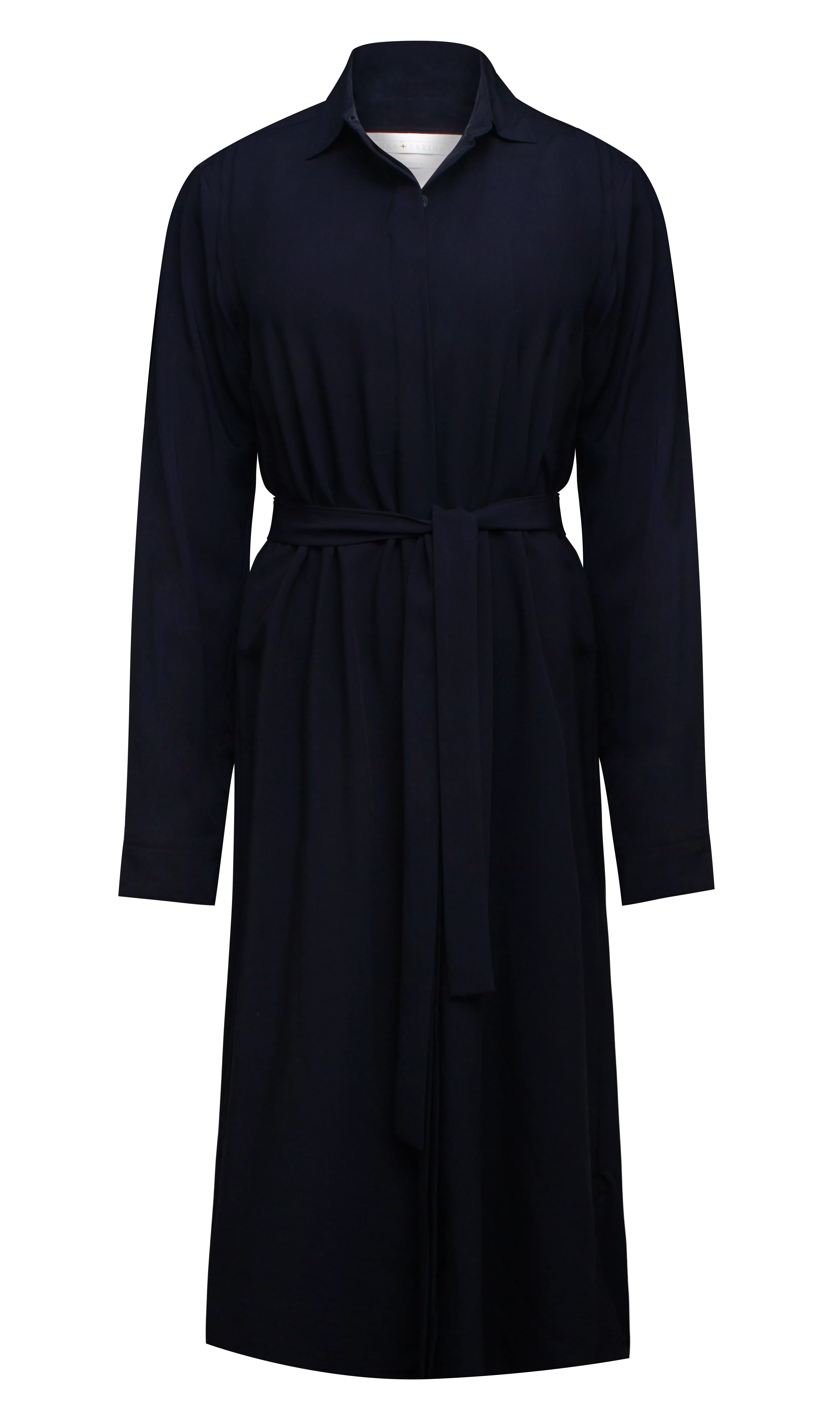 Louka   Sabina Shirt Dress Navy