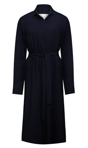 Louka   Sabina Shirt Dress Navy