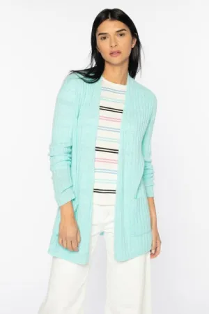 LRSC3-111 EASY RIB CARDIGAN