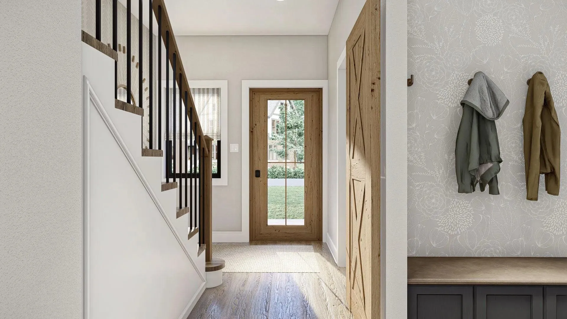 Luxurious six-bedroom home with multiple bathrooms and inviting porches.