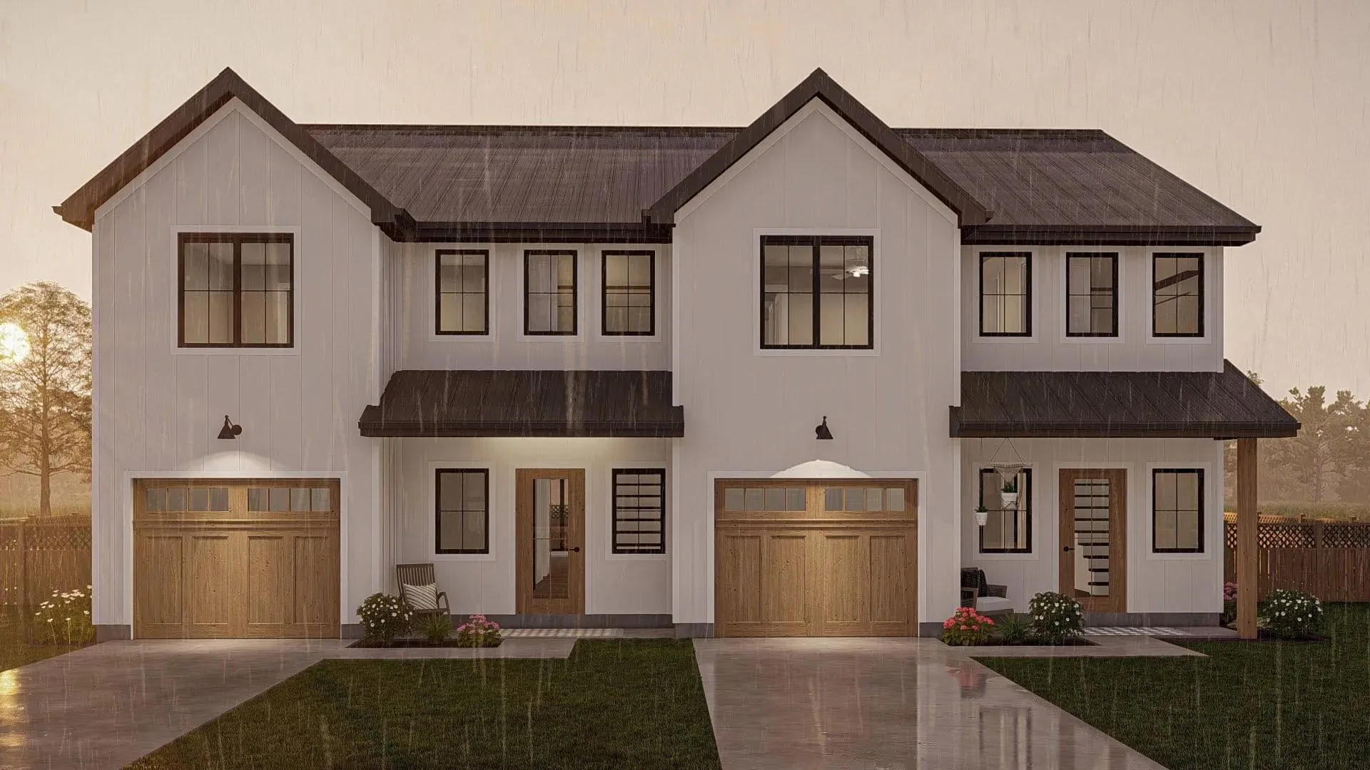 Luxurious six-bedroom home with multiple bathrooms and inviting porches.