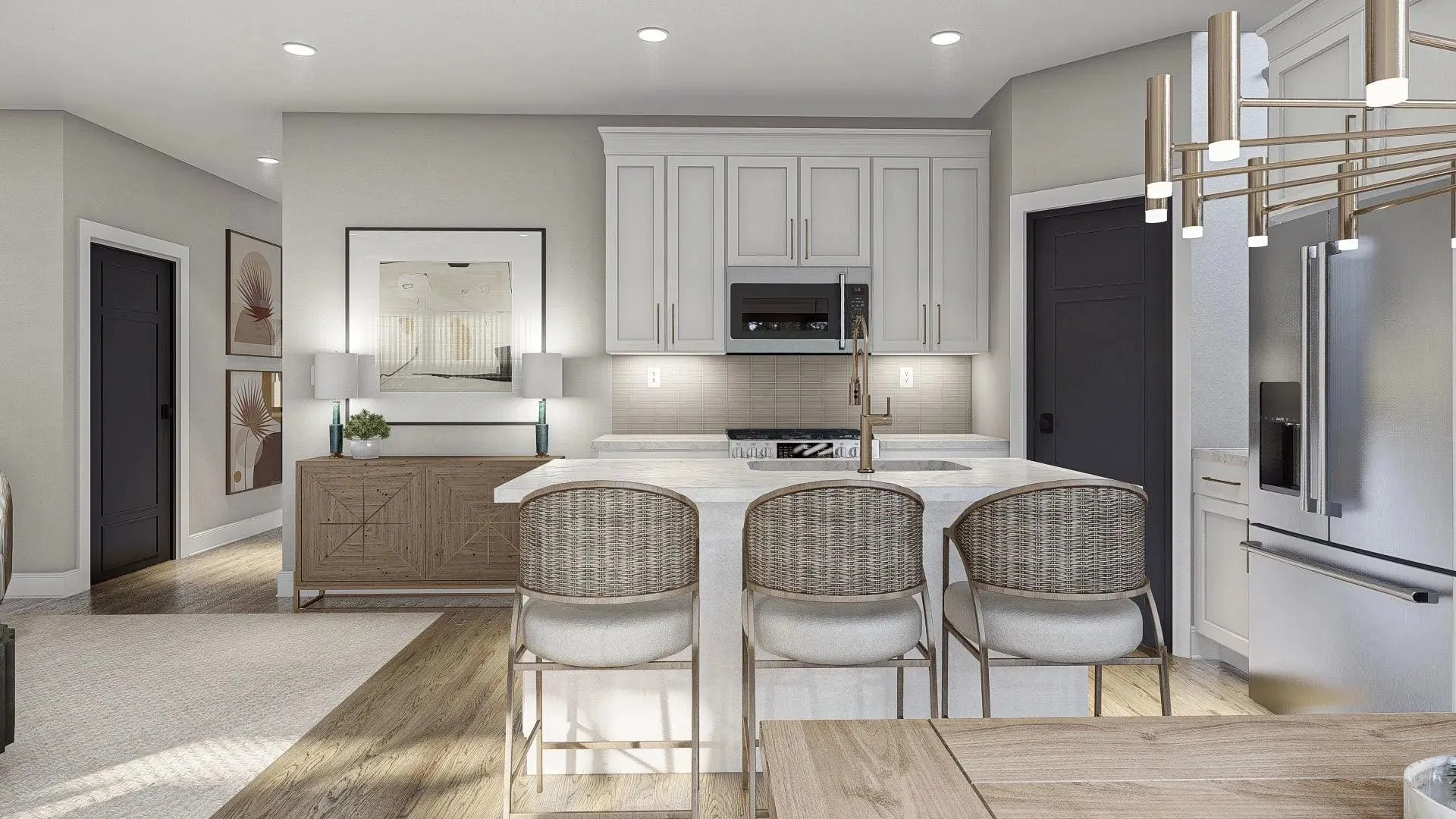 Luxurious six-bedroom home with multiple bathrooms and inviting porches.