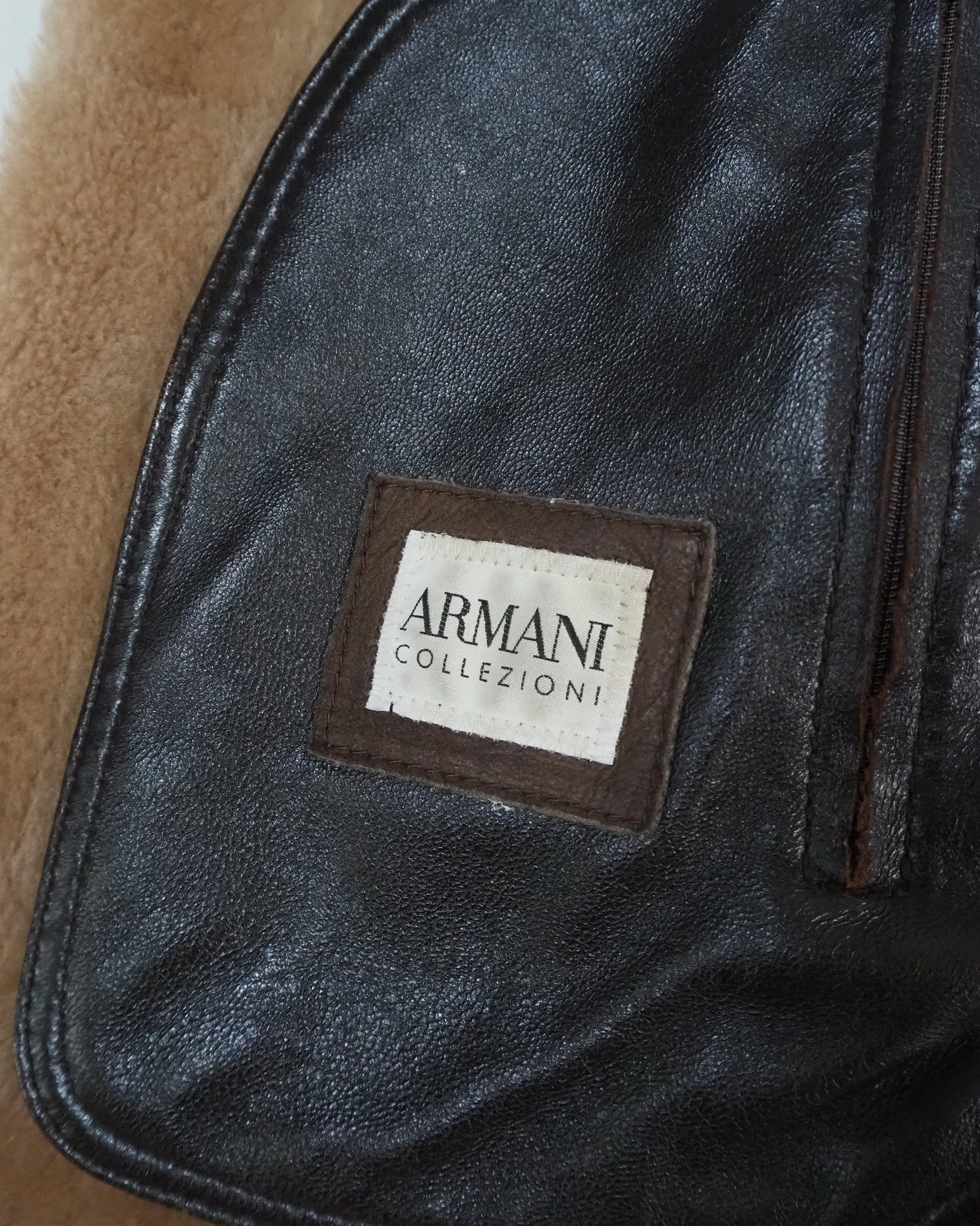 Luxurious Zip-front Lambskin Shearling jacket