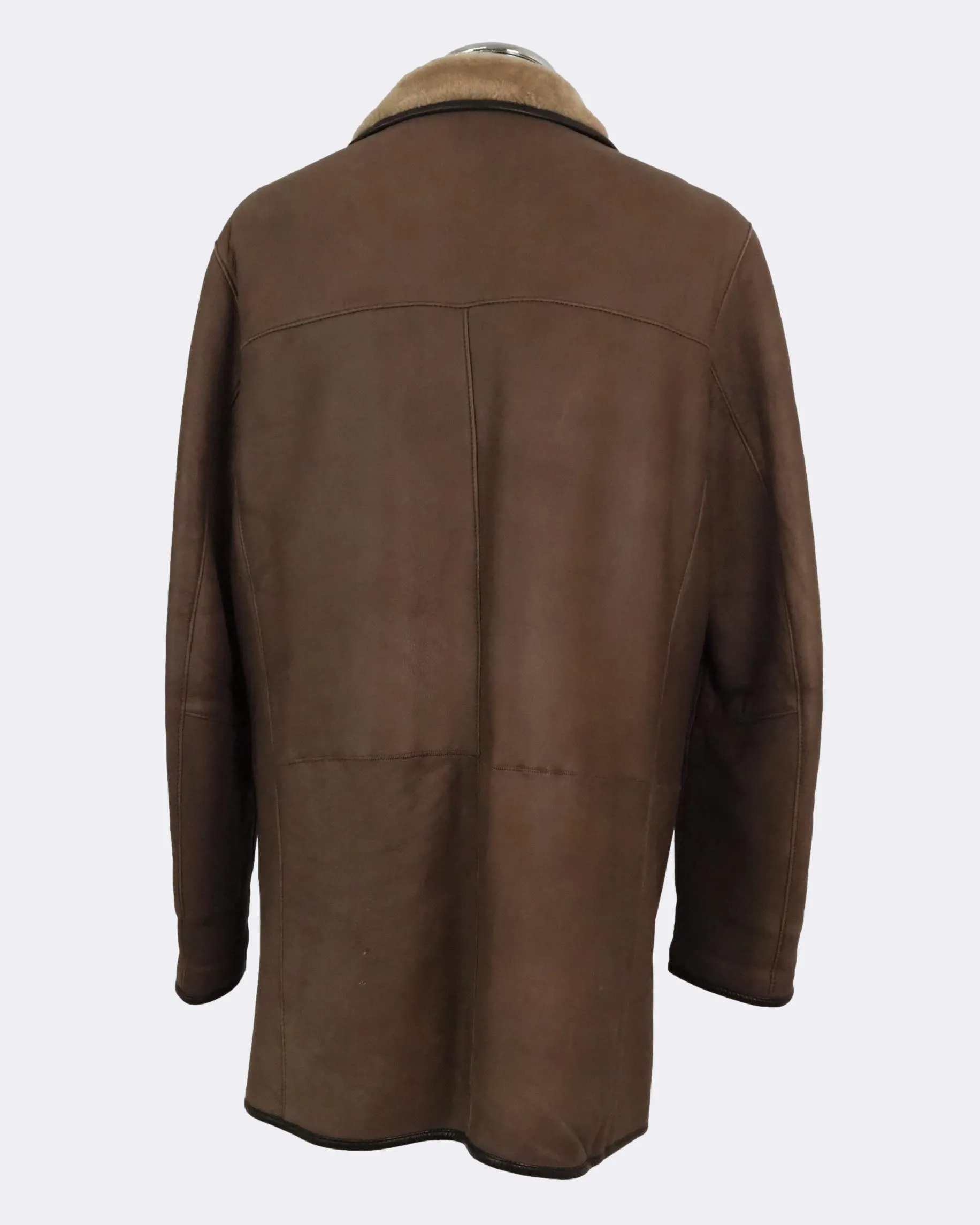 Luxurious Zip-front Lambskin Shearling jacket