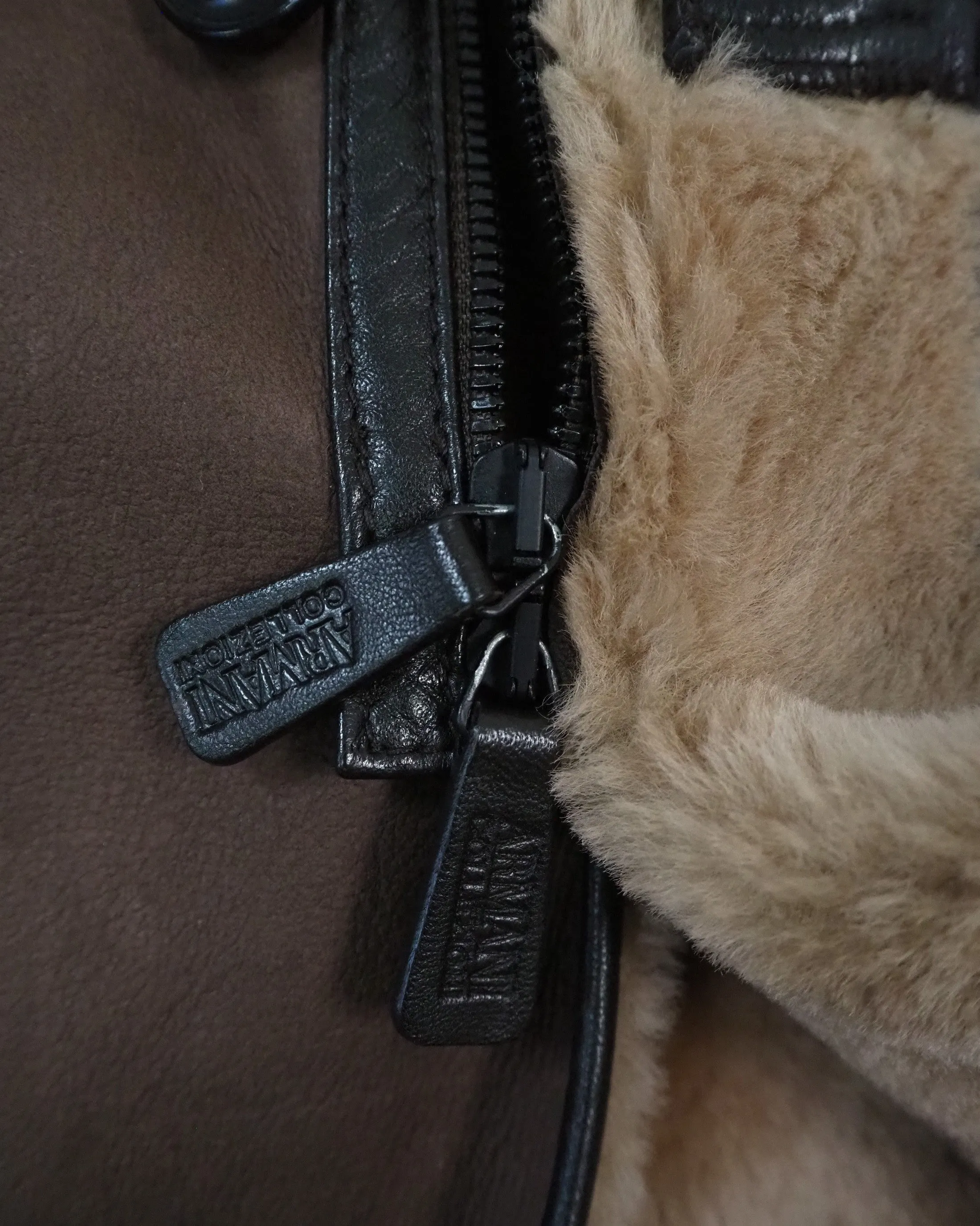 Luxurious Zip-front Lambskin Shearling jacket