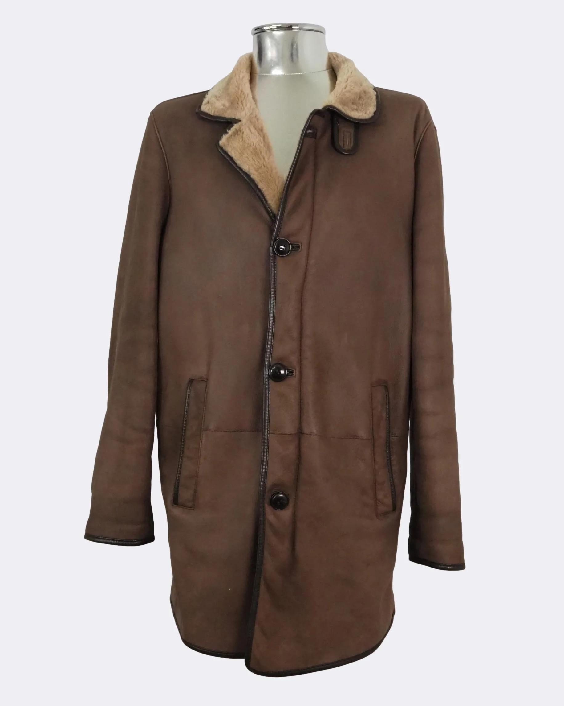 Luxurious Zip-front Lambskin Shearling jacket