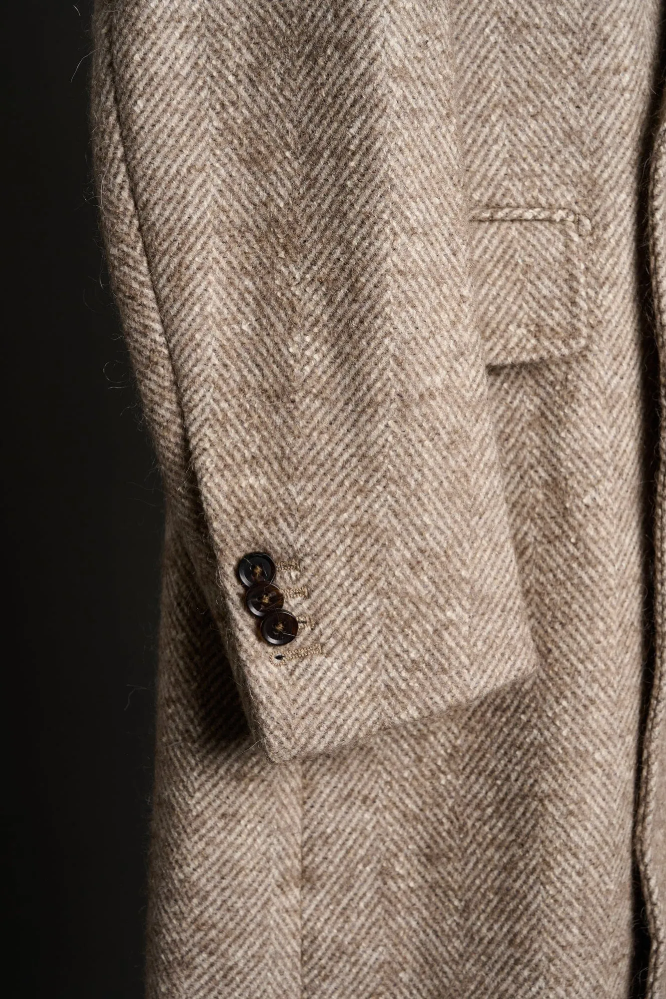 Luxury Herringbone Coat