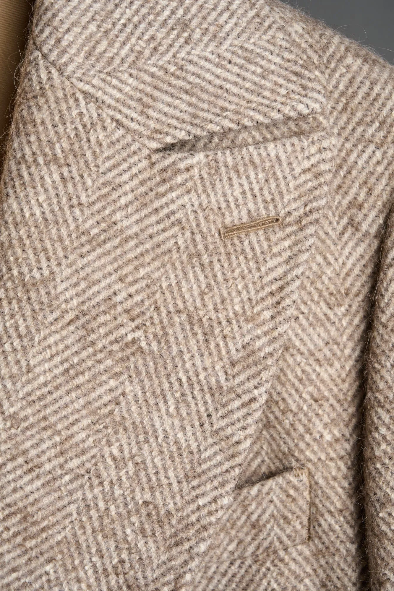 Luxury Herringbone Coat