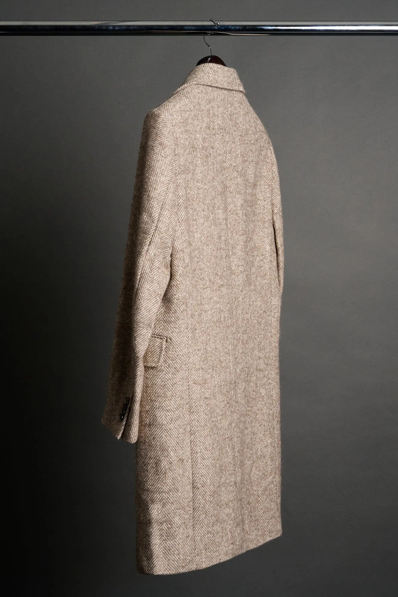 Luxury Herringbone Coat