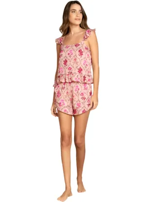 Maaji Damask Rose Serenity Sleeveless Short Set