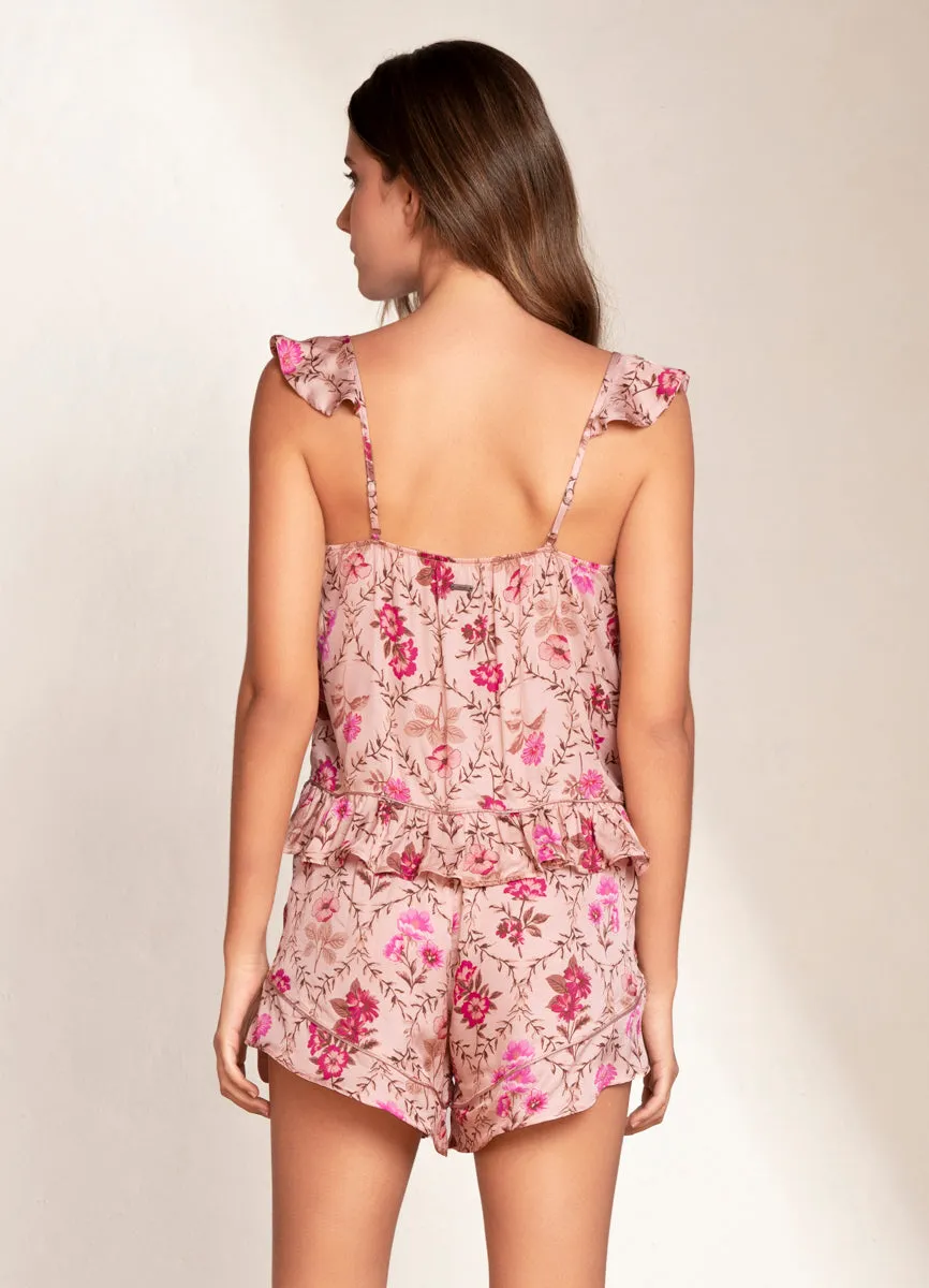 Maaji Damask Rose Serenity Sleeveless Short Set