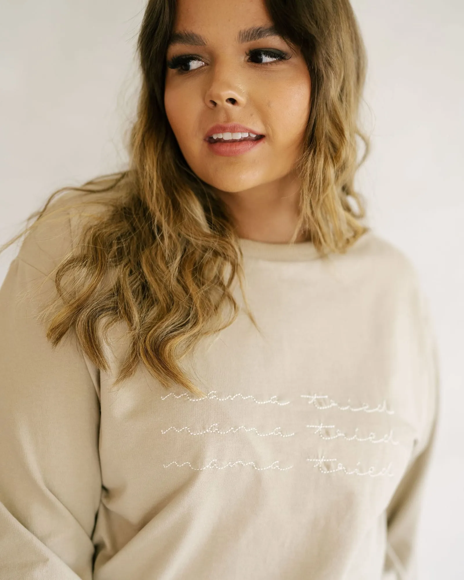 Mama Tried Chainstitch Pullover | Cashmere