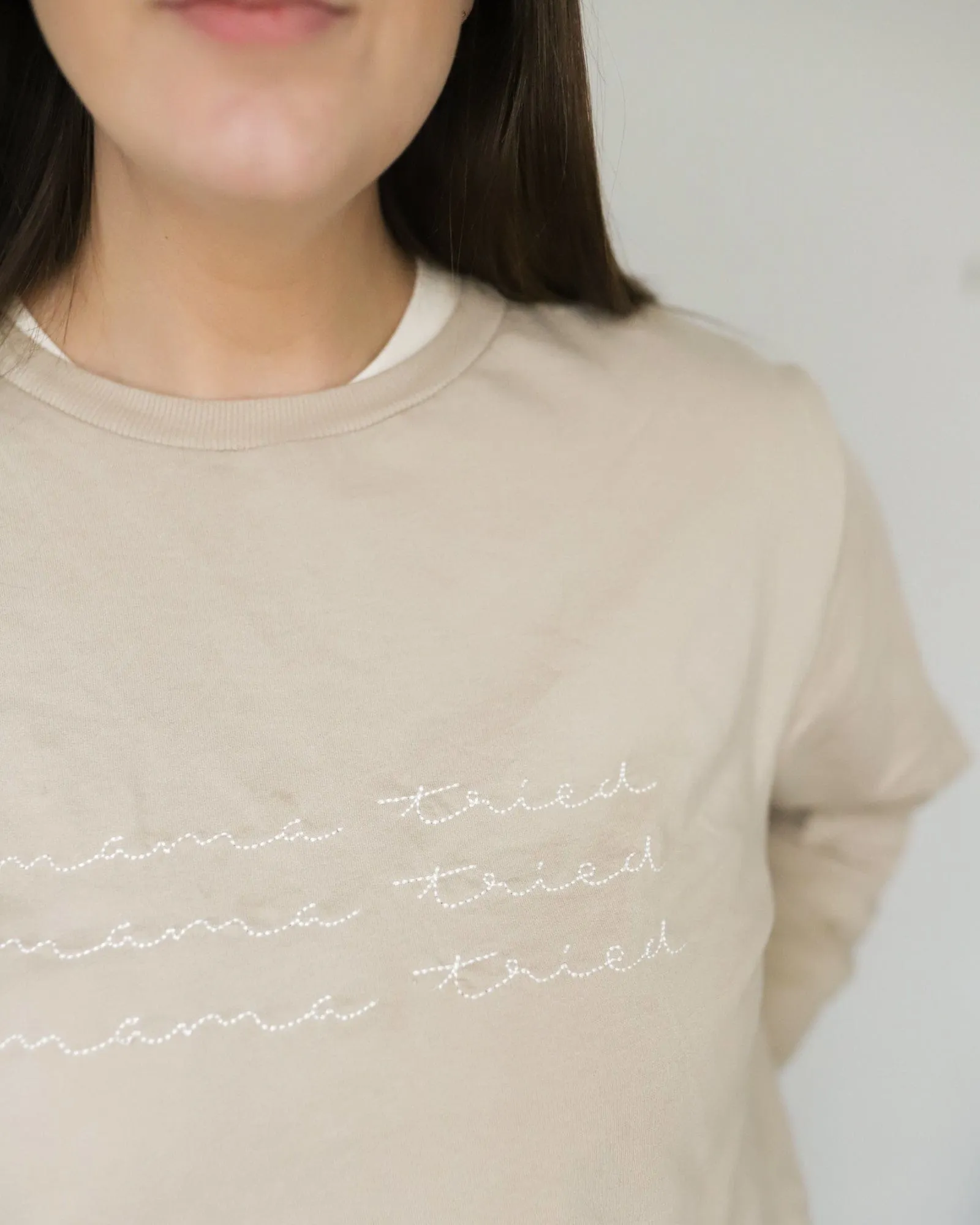 Mama Tried Chainstitch Pullover | Cashmere