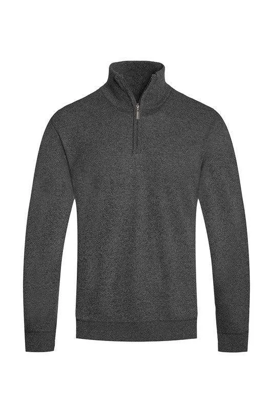 Men’s Knit Quarter Zip Sweater