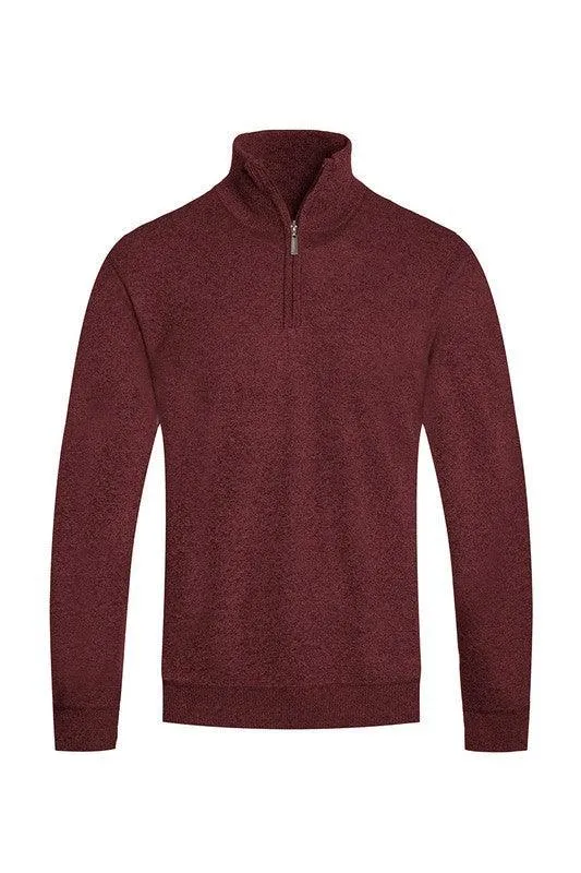 Men’s Knit Quarter Zip Sweater