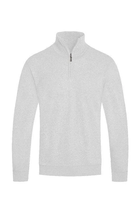 Men’s Knit Quarter Zip Sweater