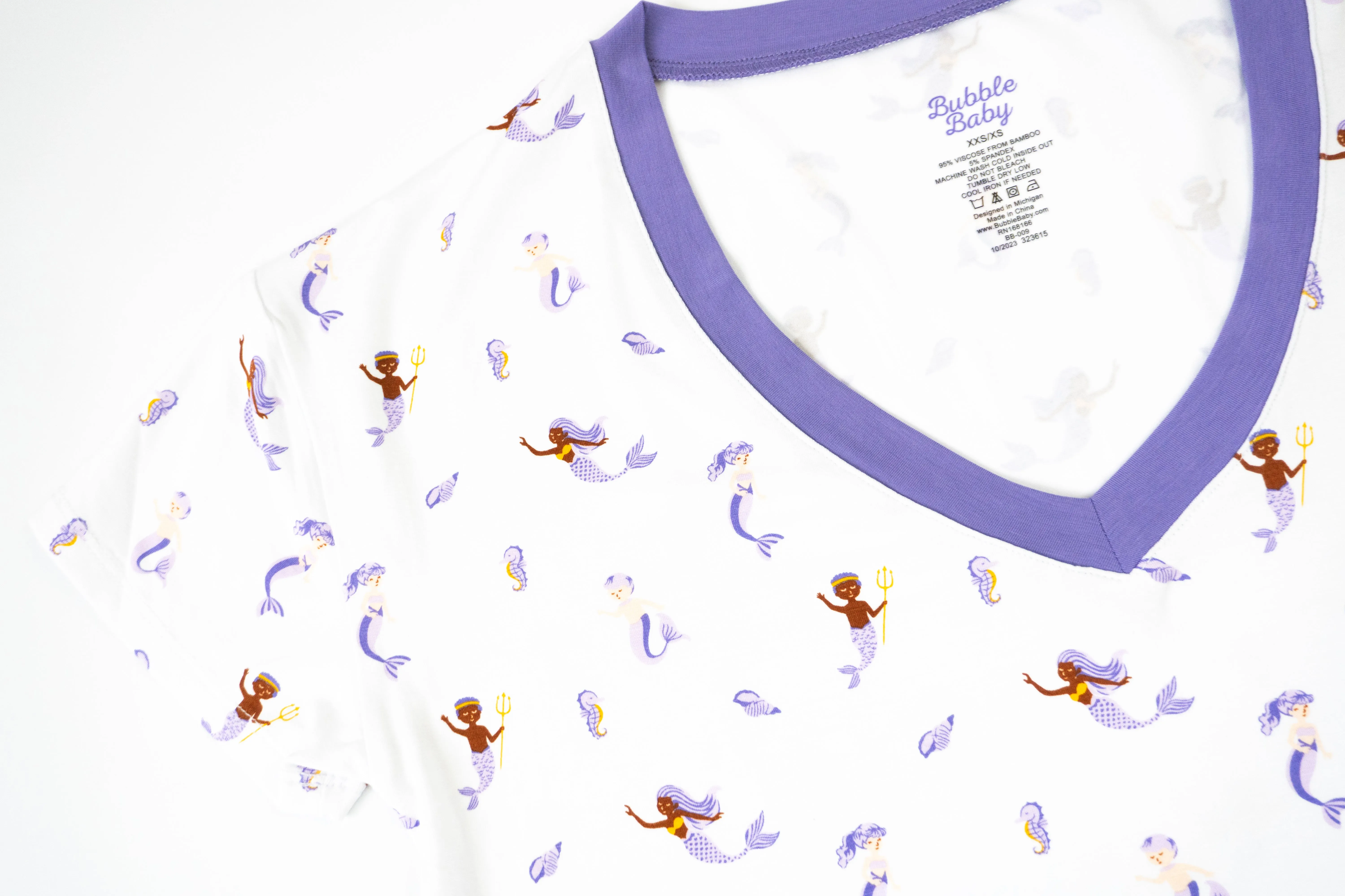 Mermaid | Adult Short Sleeve V Neck