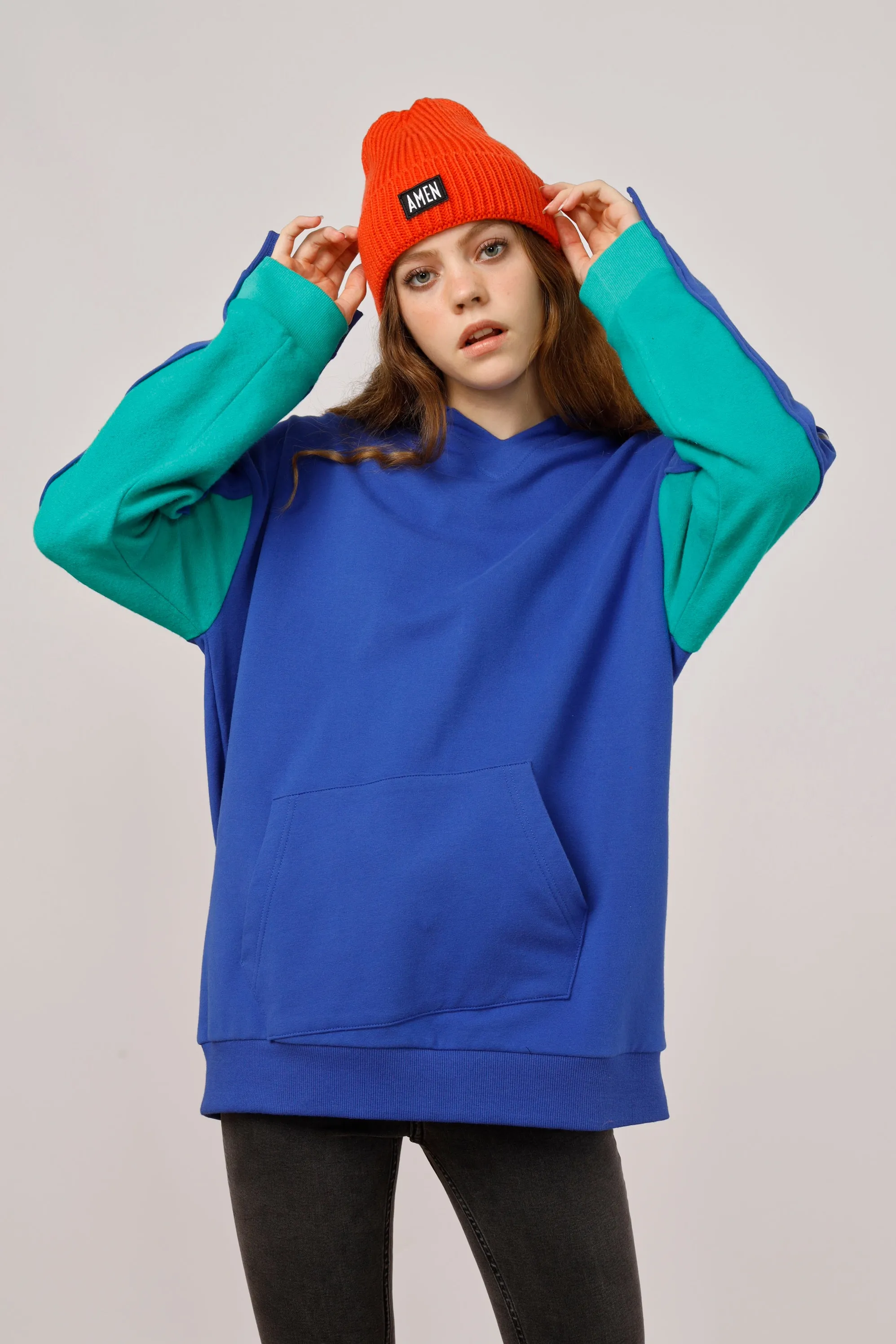 Move Mountains Paneled Hoodie