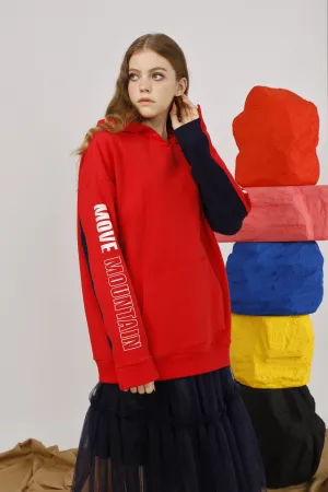 Move Mountains Paneled Hoodie