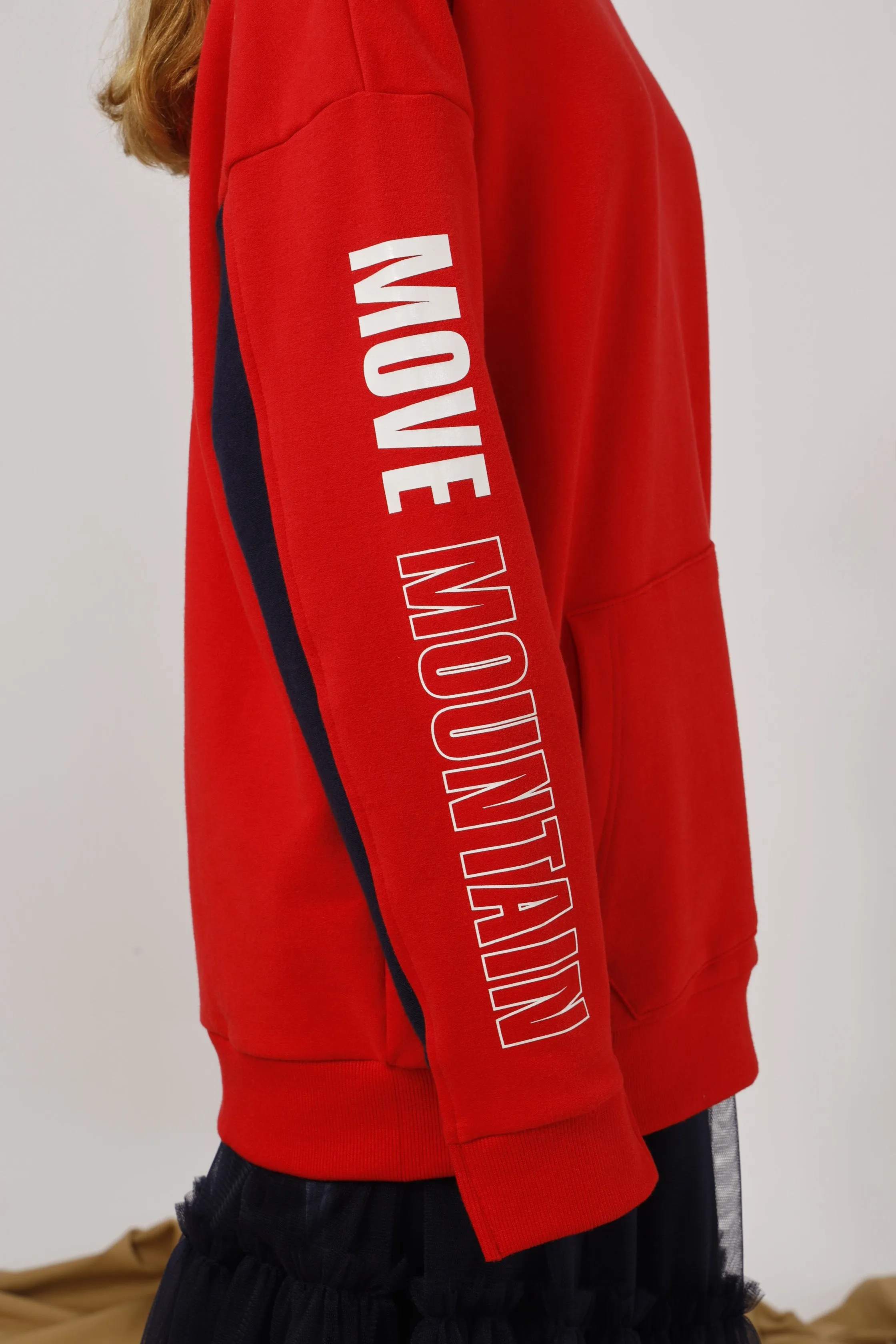 Move Mountains Paneled Hoodie