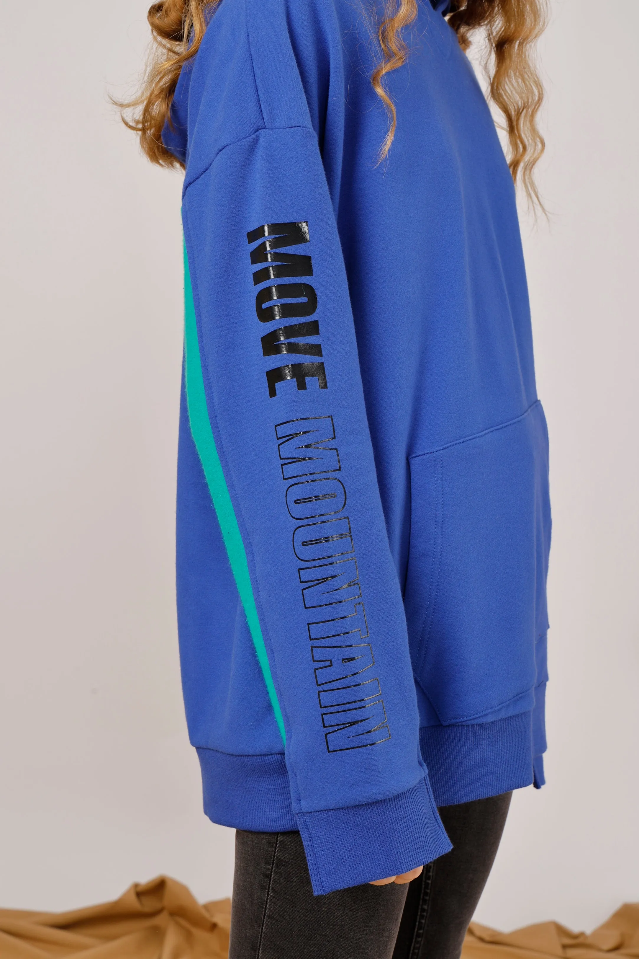 Move Mountains Paneled Hoodie