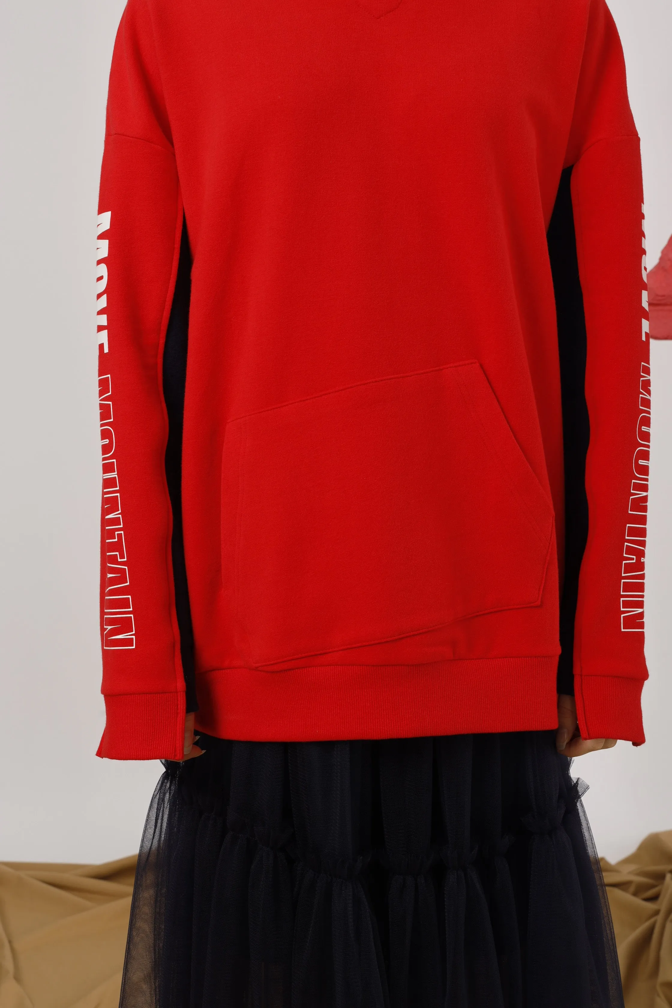Move Mountains Paneled Hoodie