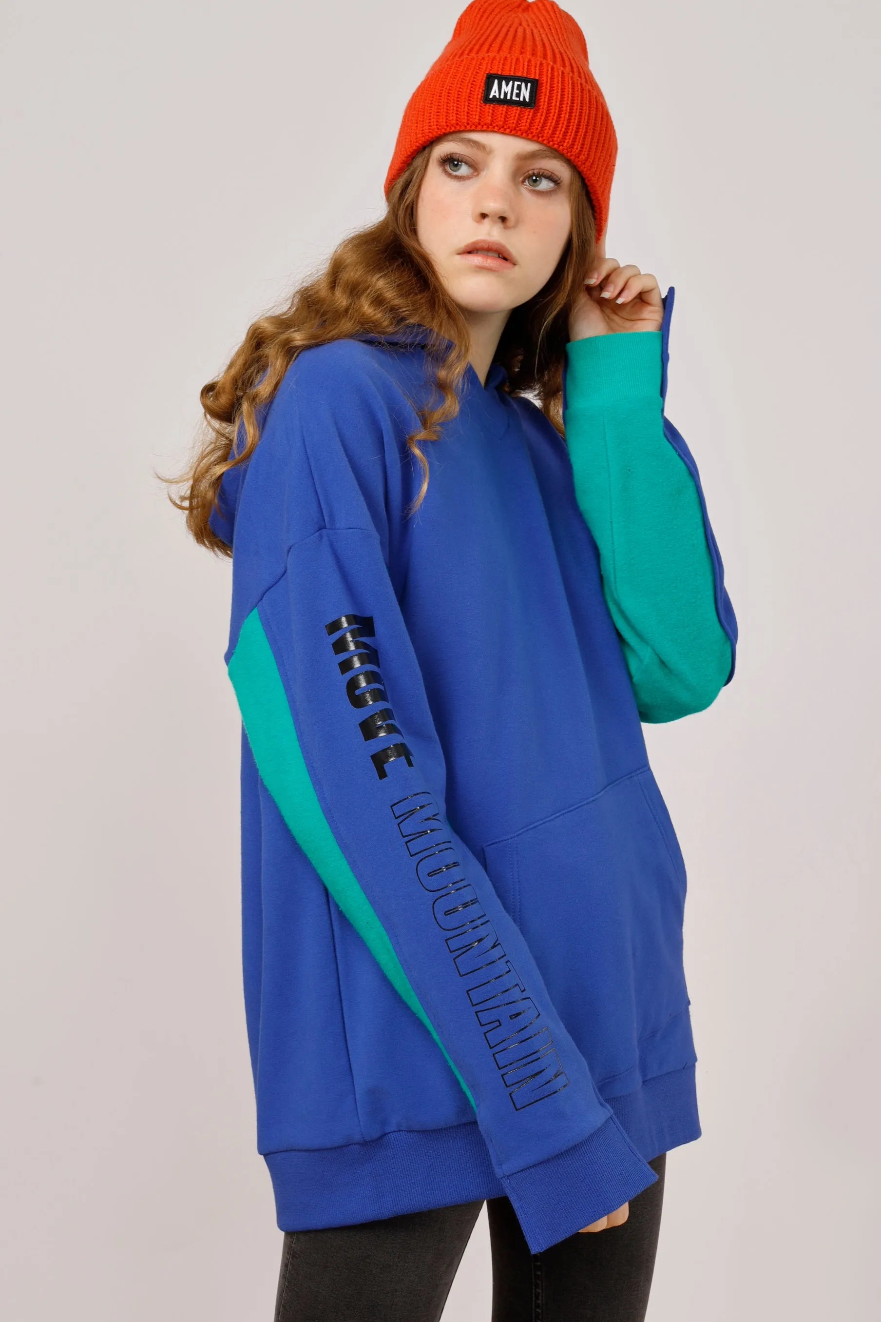 Move Mountains Paneled Hoodie