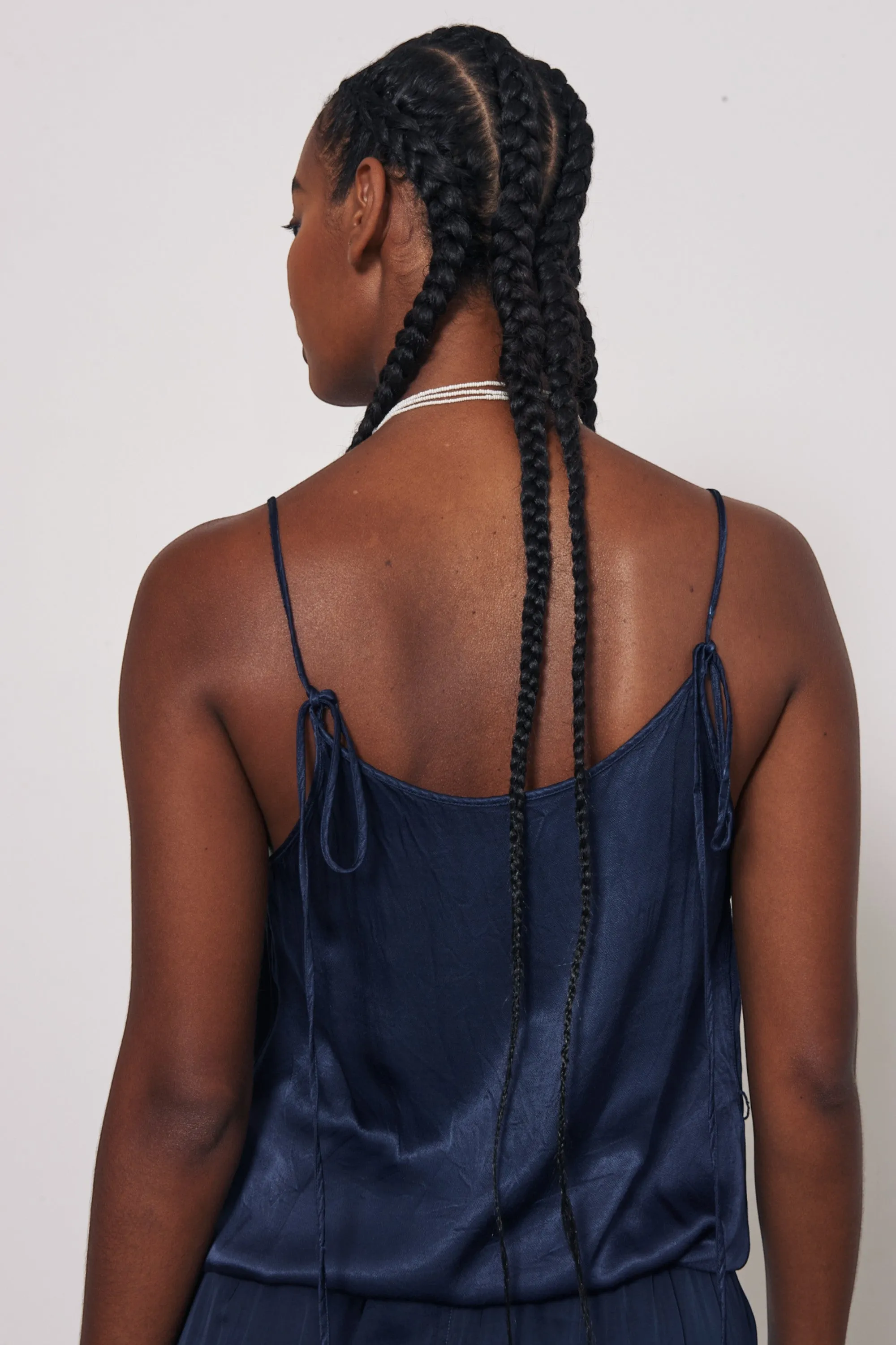 Pebble Satin Midnight Willow Cami
