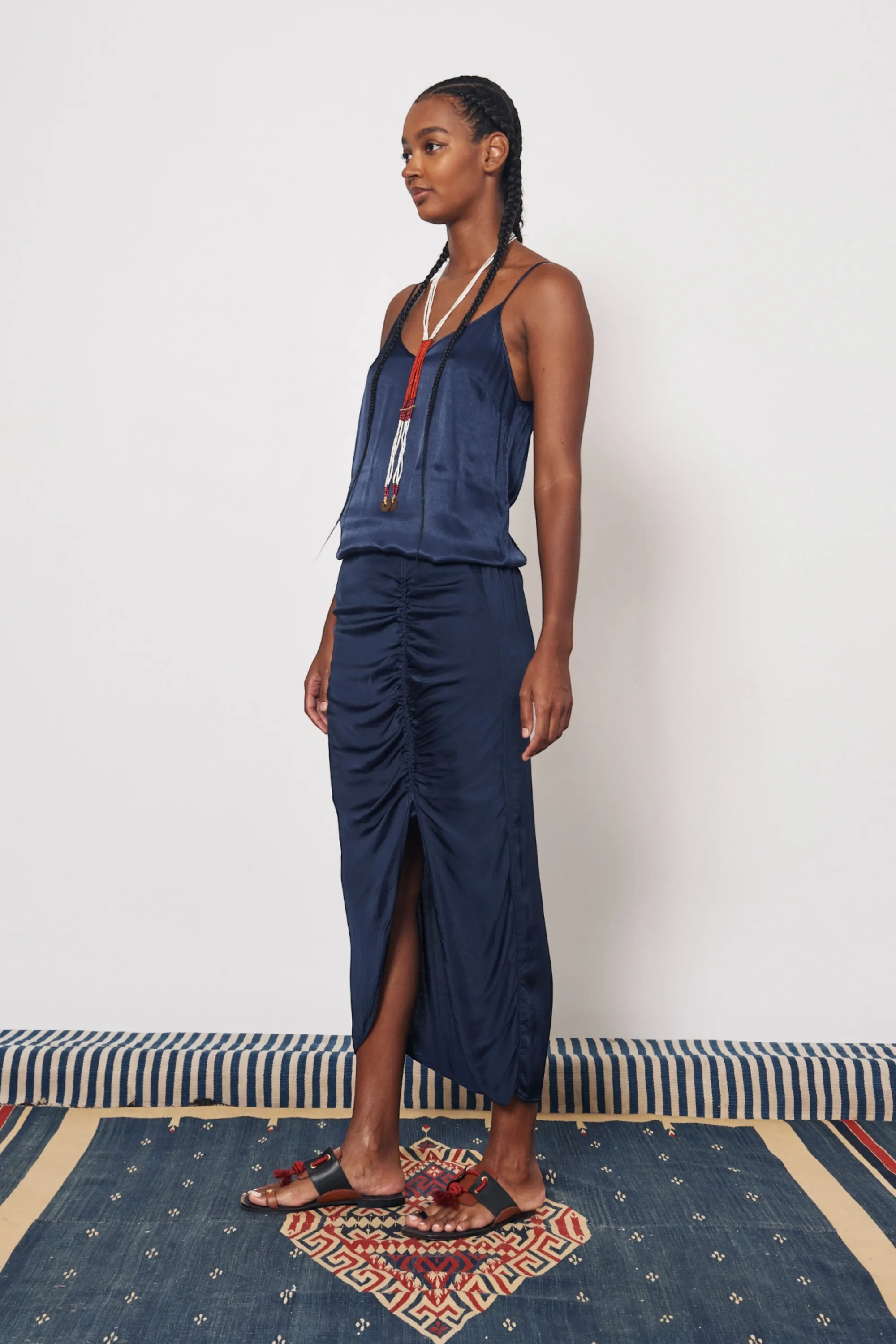 Pebble Satin Midnight Willow Cami