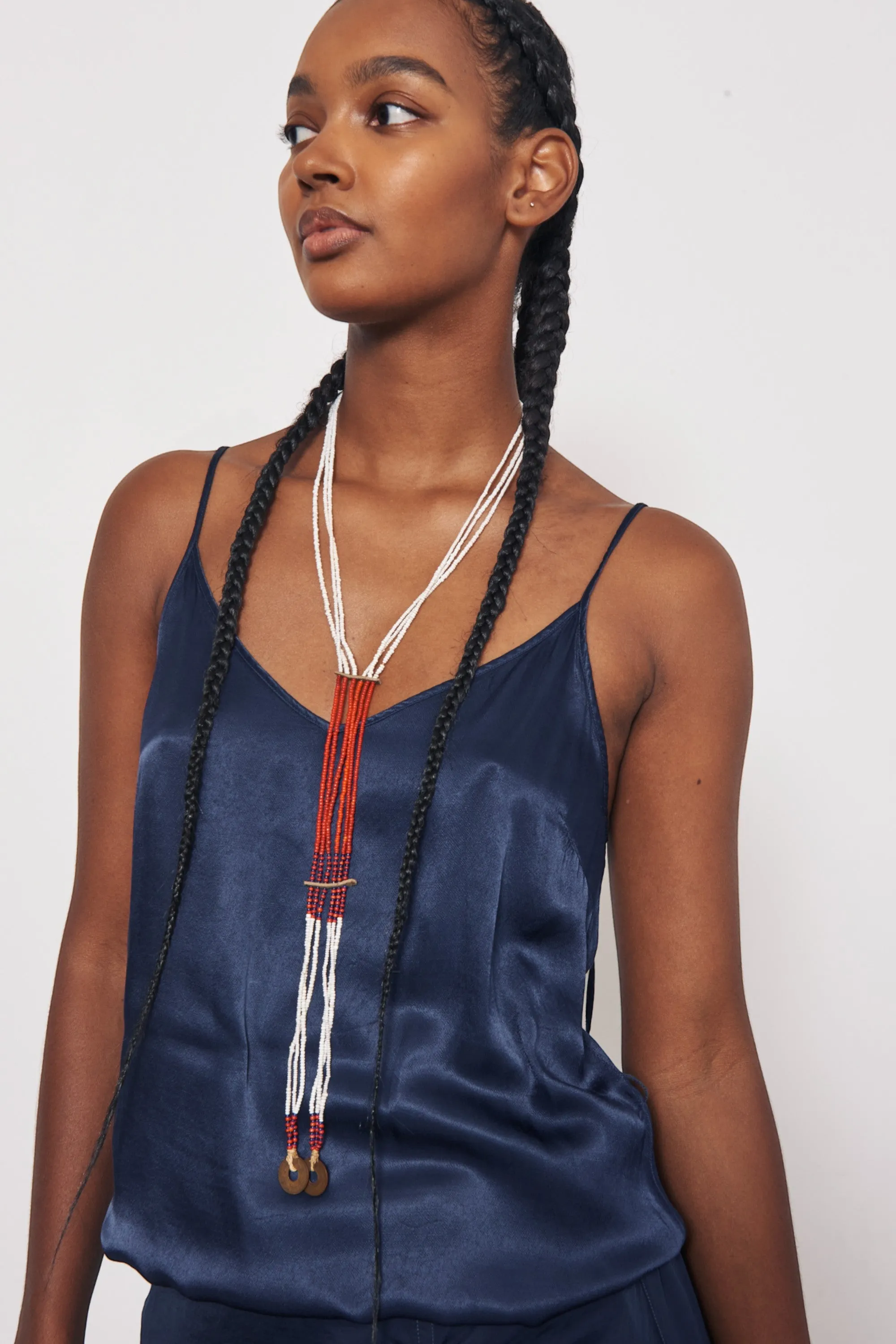 Pebble Satin Midnight Willow Cami