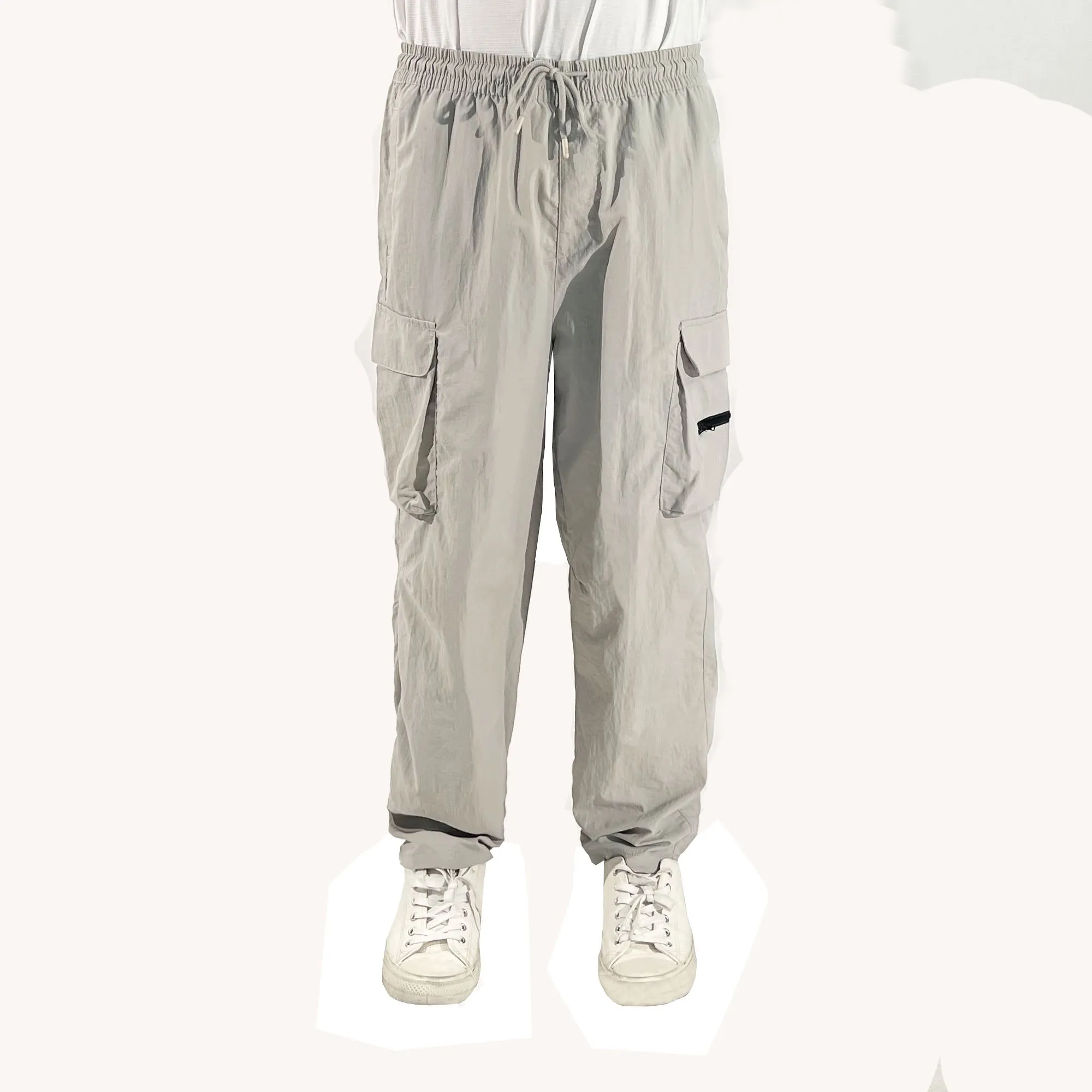 Petrol Men's Basic Non-Denim Cargo Pants 174166-U (Light Gray)
