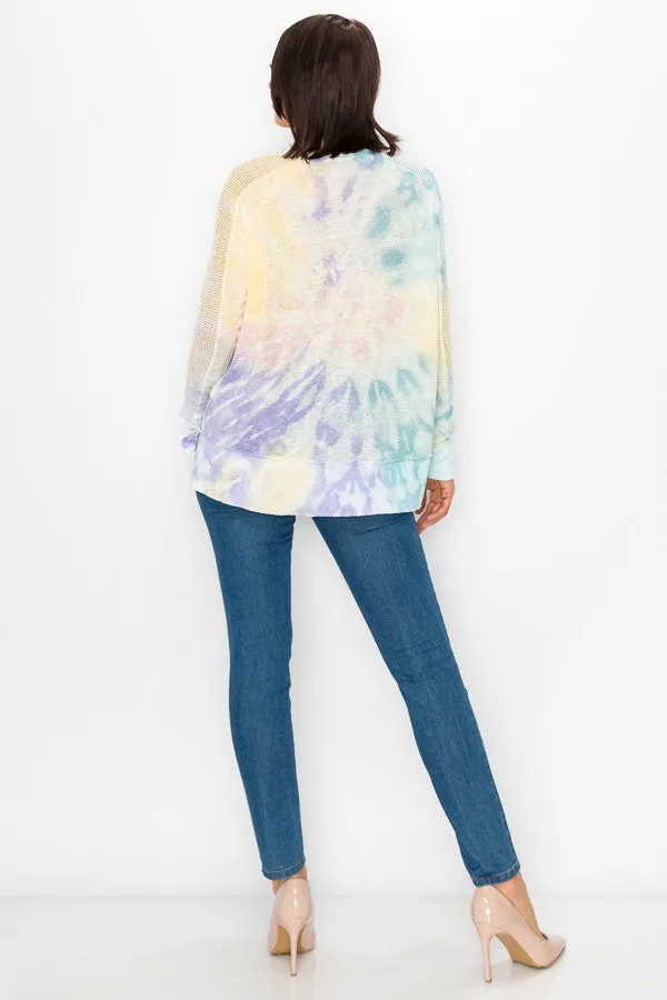 Popular Fish Net Sleeve Top