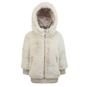 Pramie Light Beige Fur Jacket