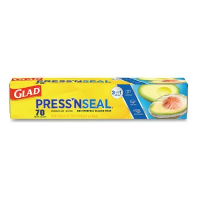 Press'N Seal Food Plastic Wrap, 70 Square Foot Roll, 12-Carton