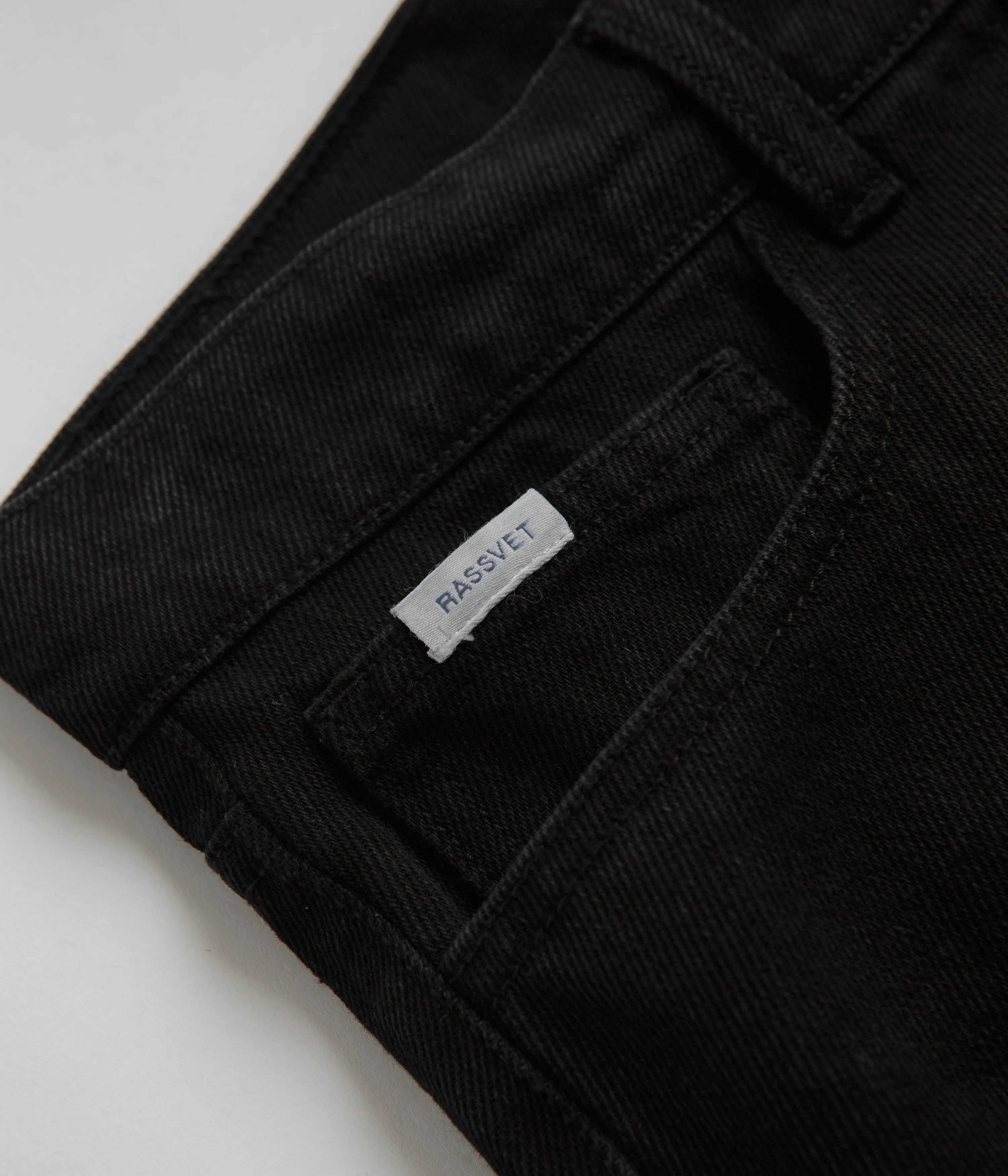 Rassvet Typo Classic Jeans - Black