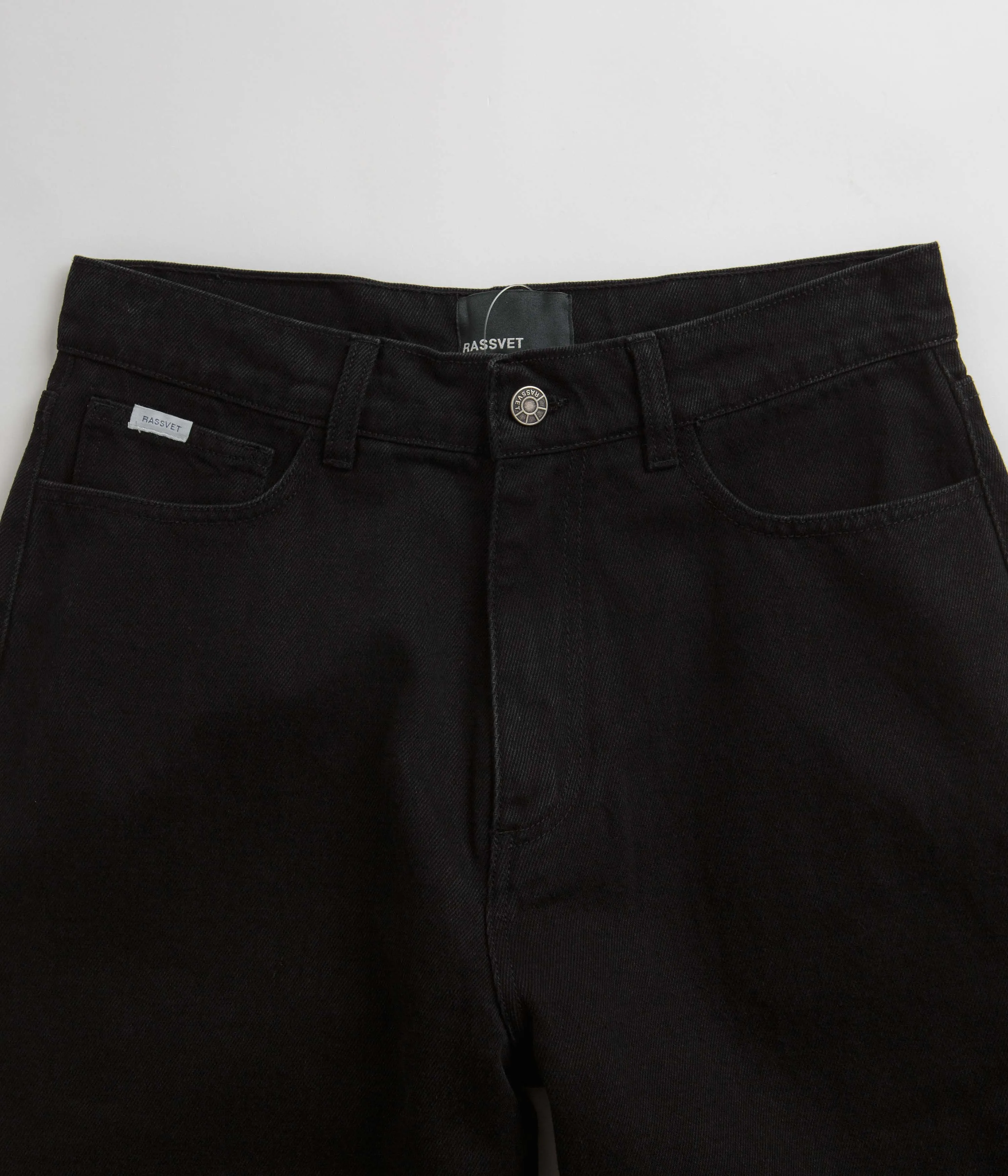 Rassvet Typo Classic Jeans - Black