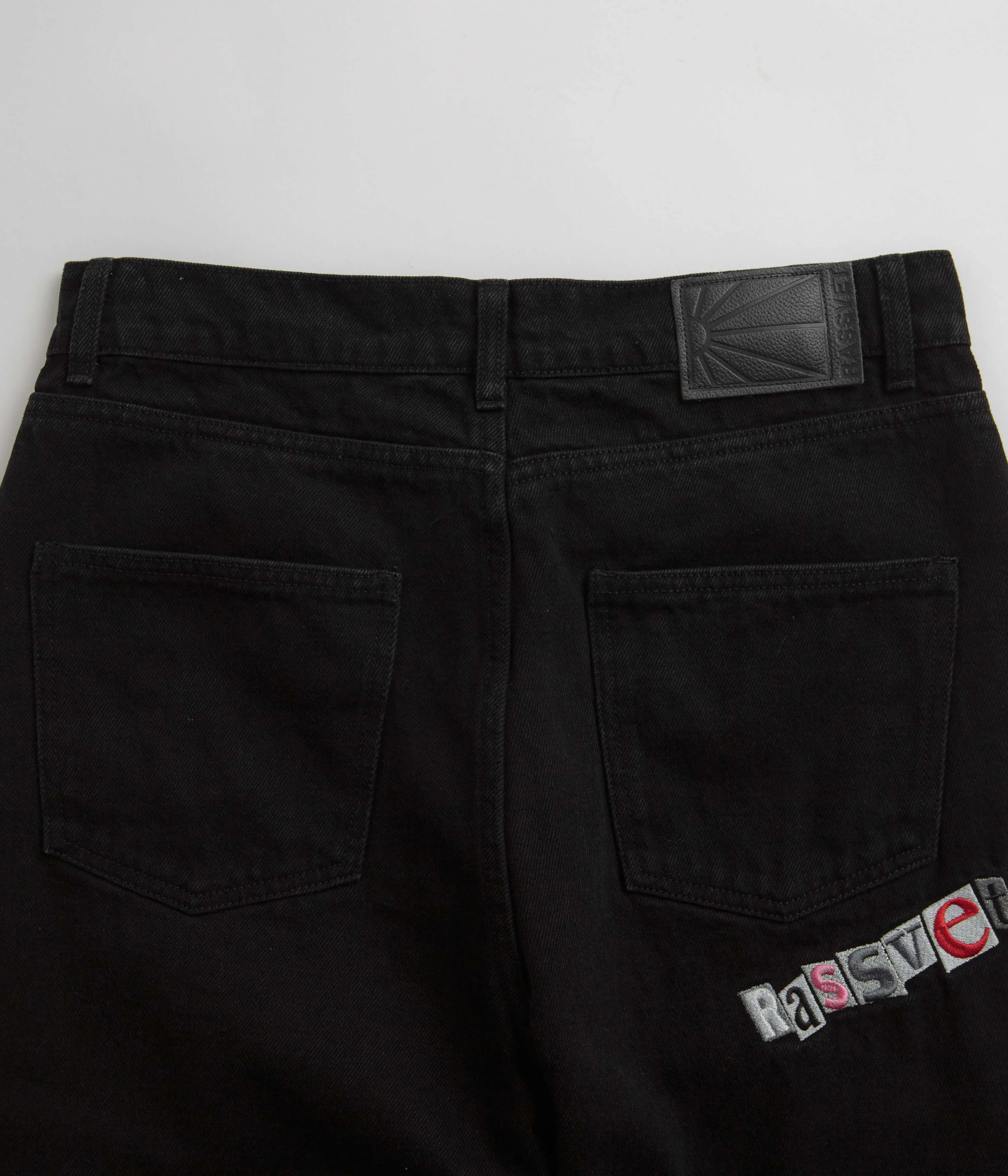 Rassvet Typo Classic Jeans - Black