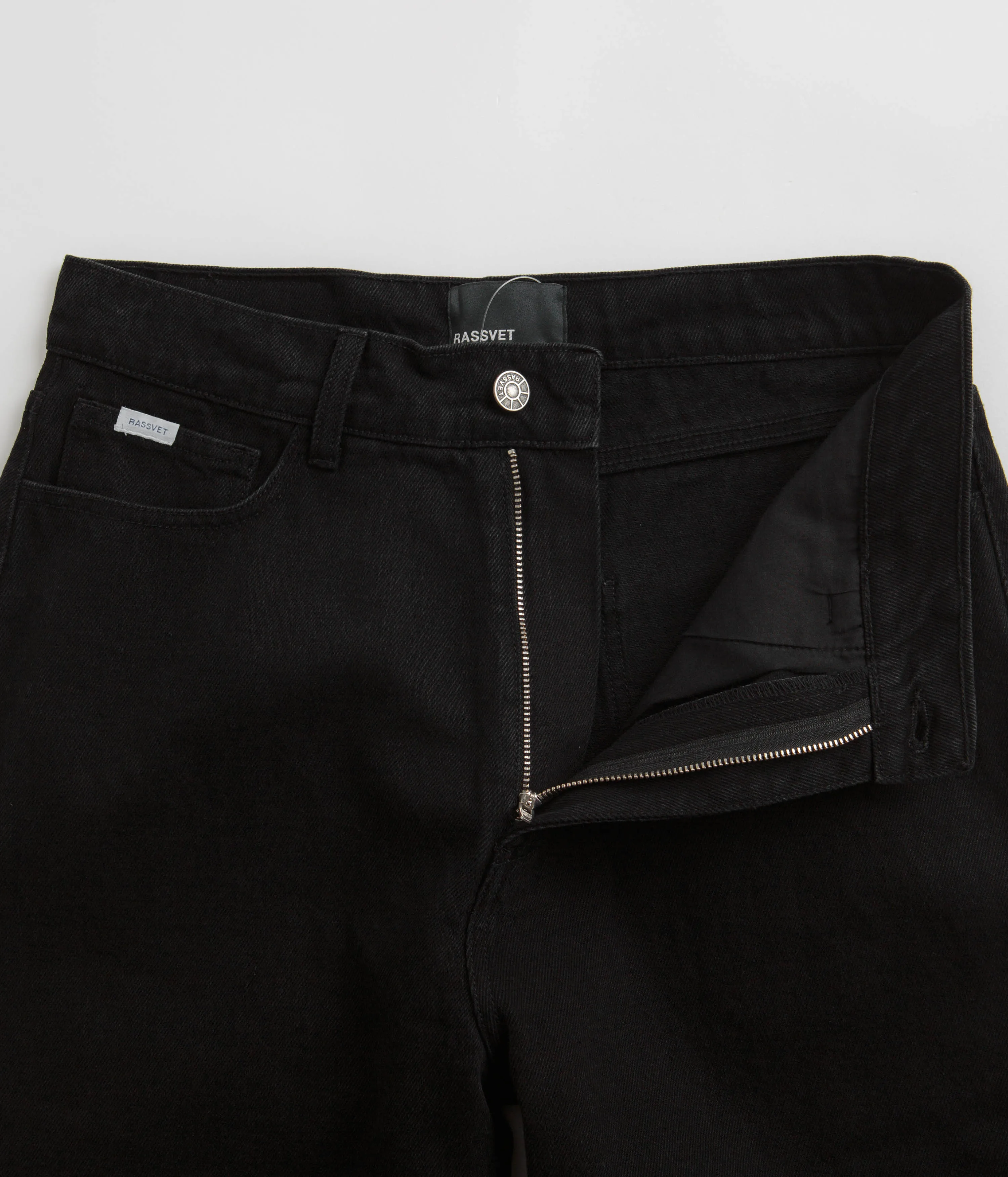 Rassvet Typo Classic Jeans - Black