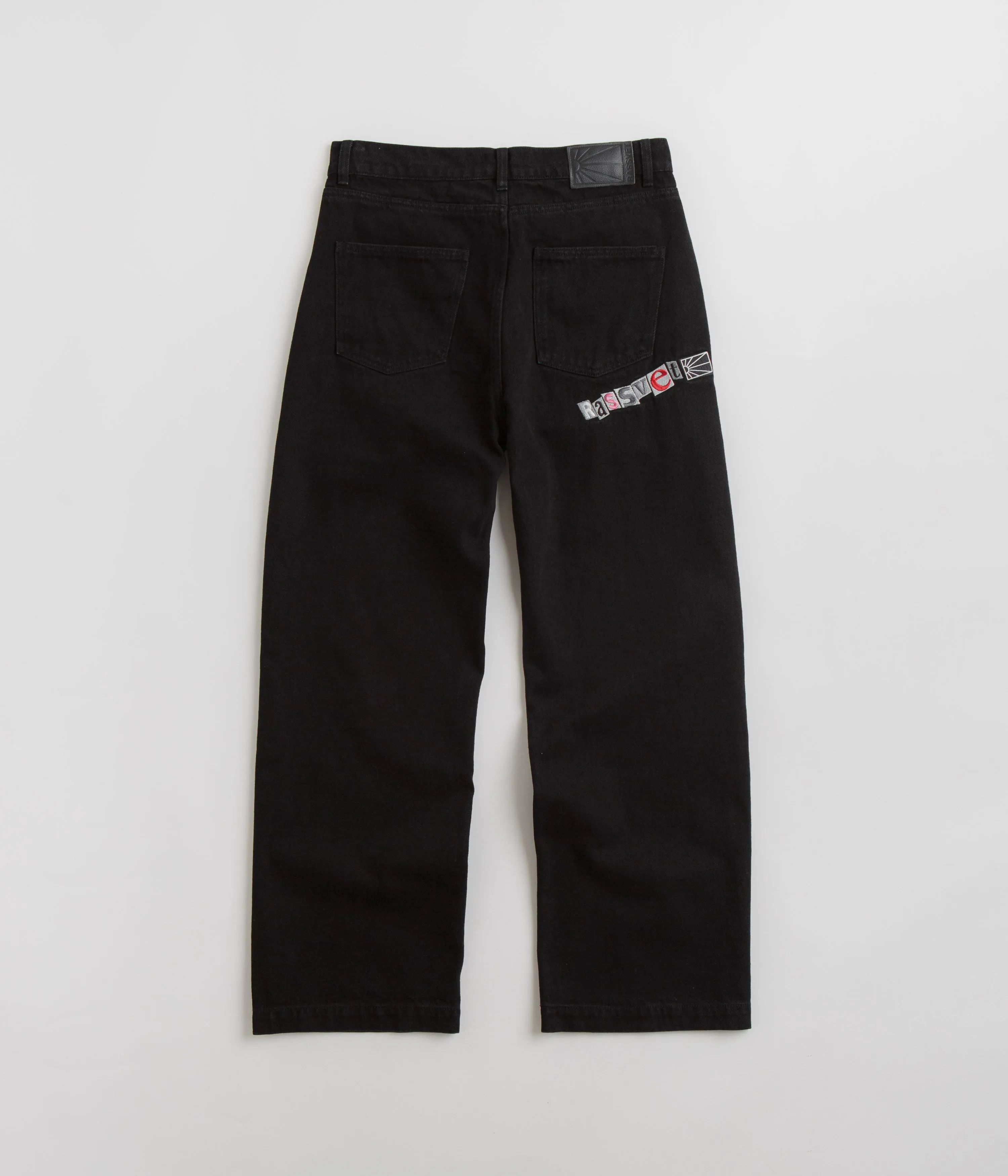 Rassvet Typo Classic Jeans - Black