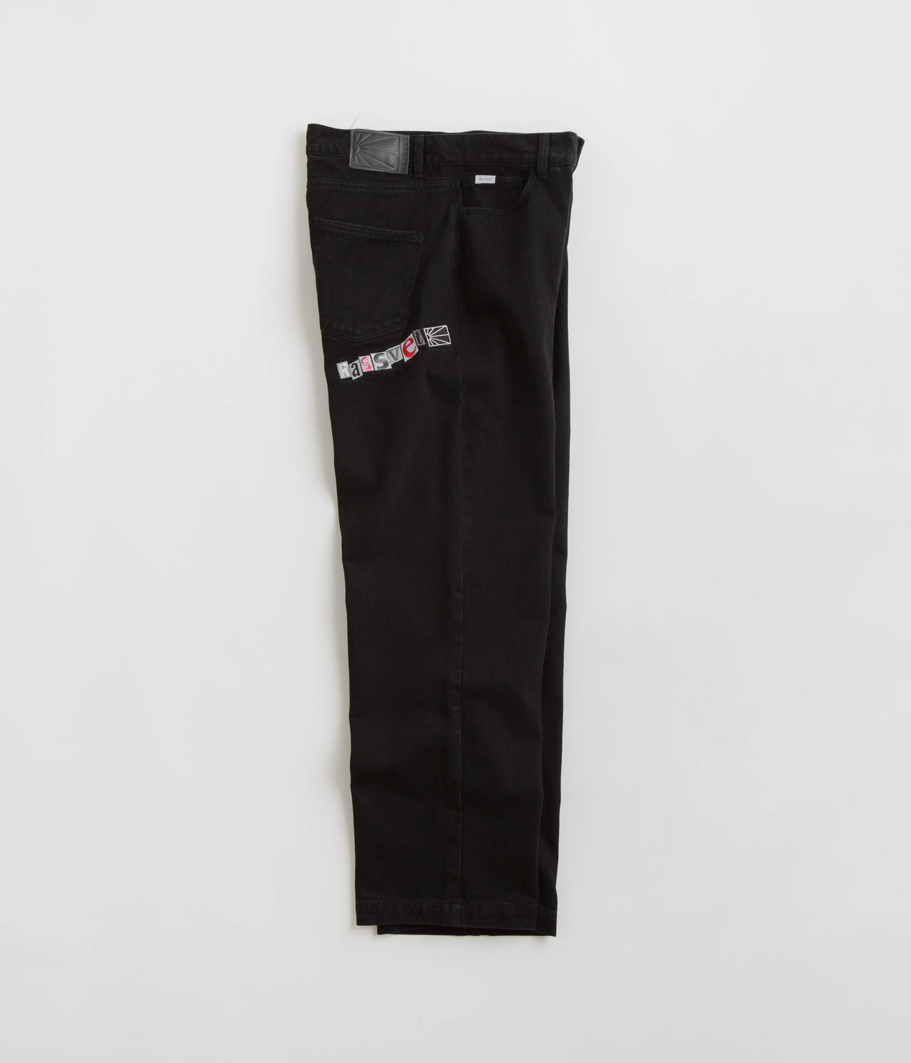 Rassvet Typo Classic Jeans - Black