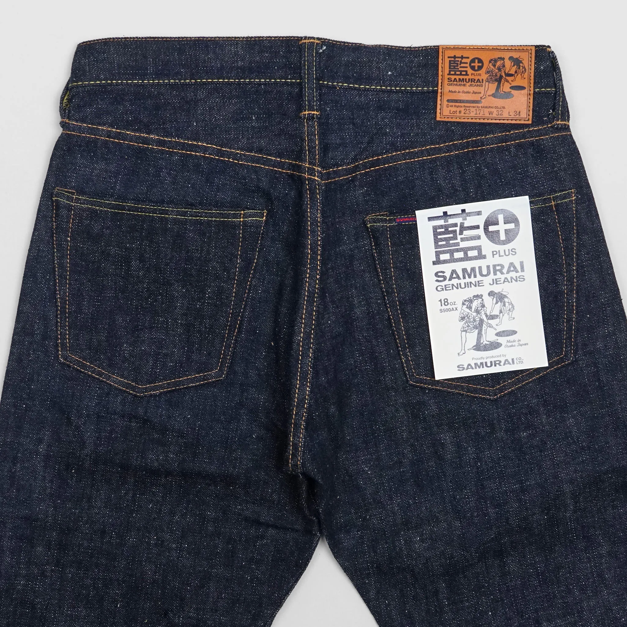 Samurai Jeans 18oz Authentic Indigo Denim