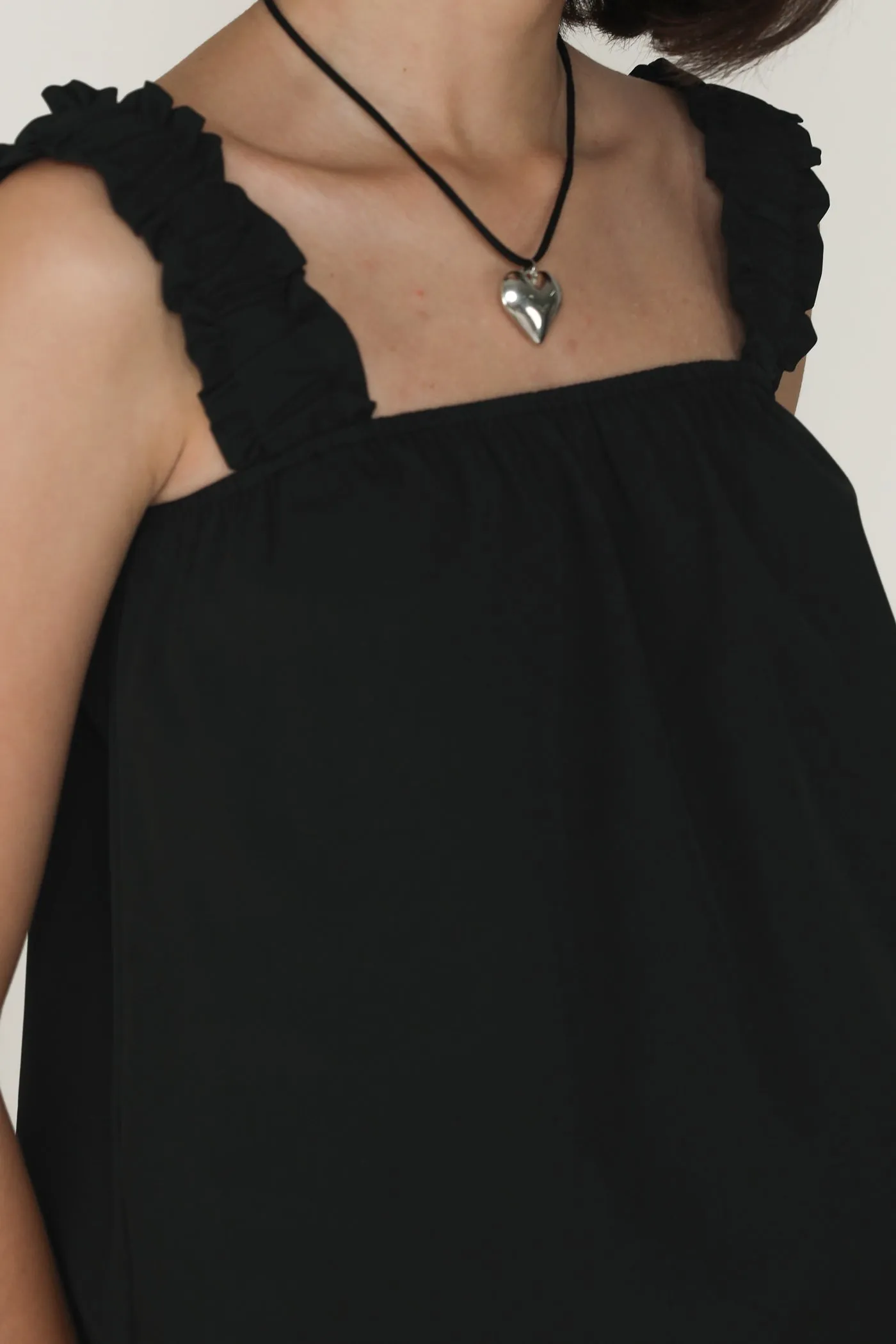 Sebelle Ruched Strap Flare Top