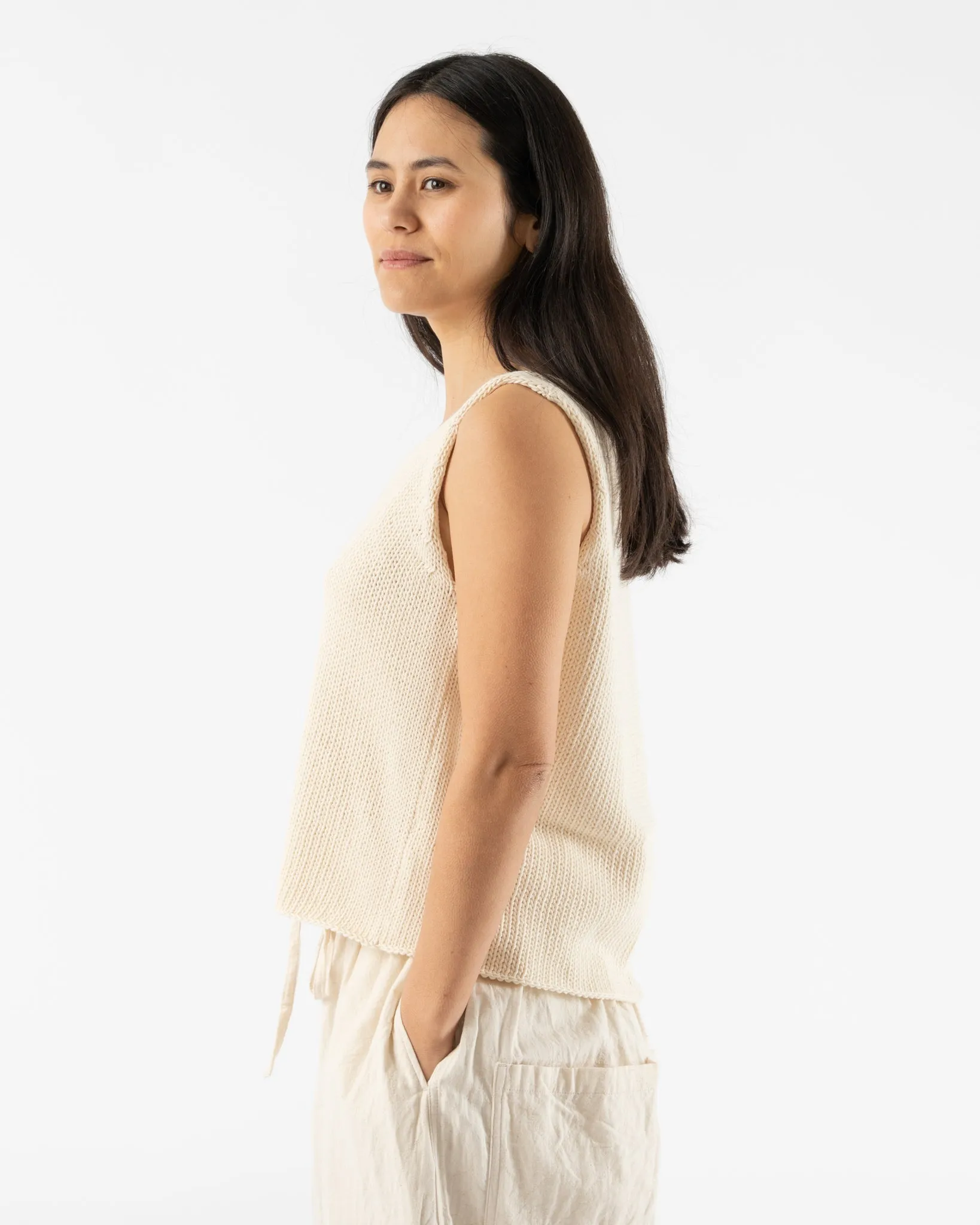 Shaina Mote Coba Vest in Natural