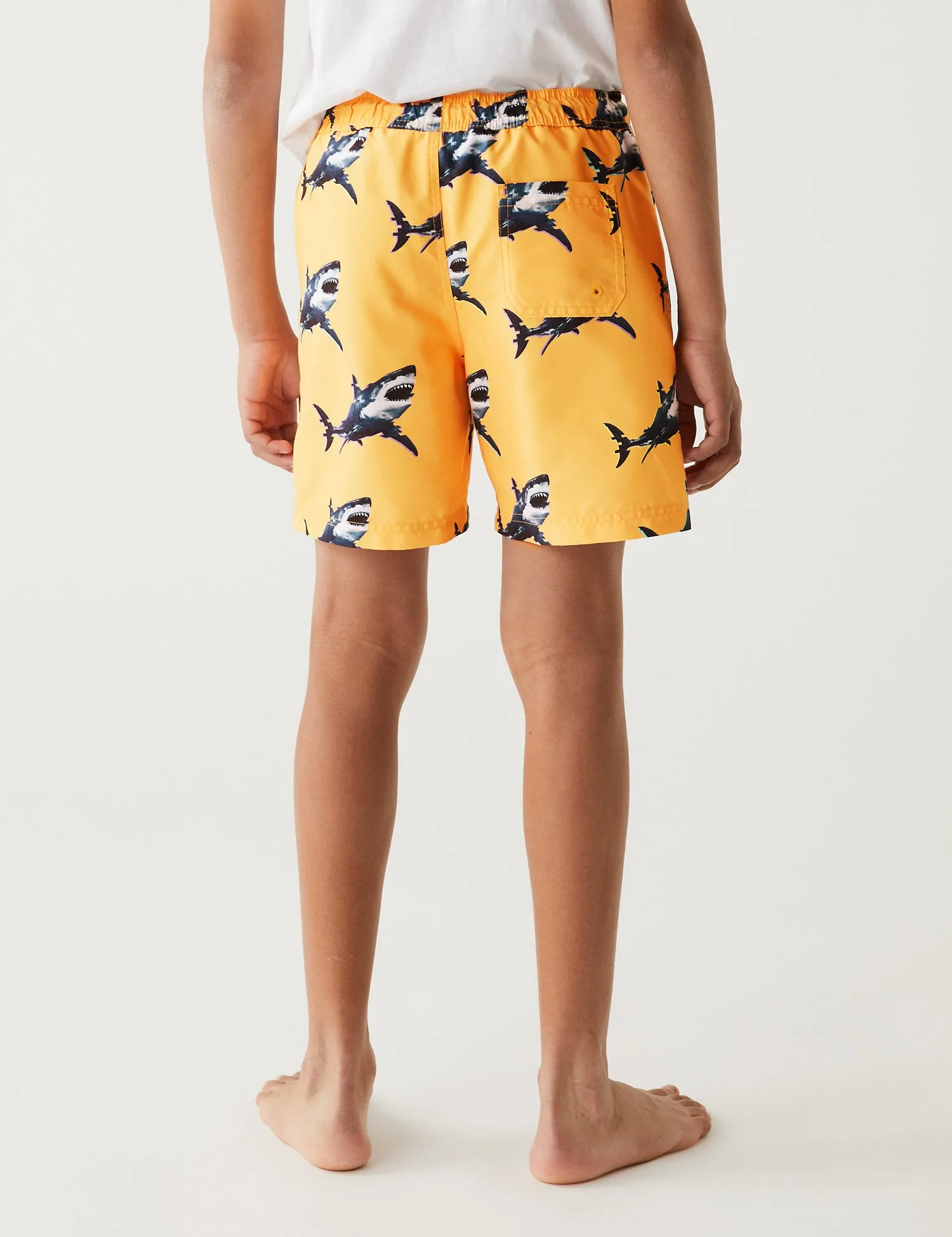 Shark Print Swim Shorts