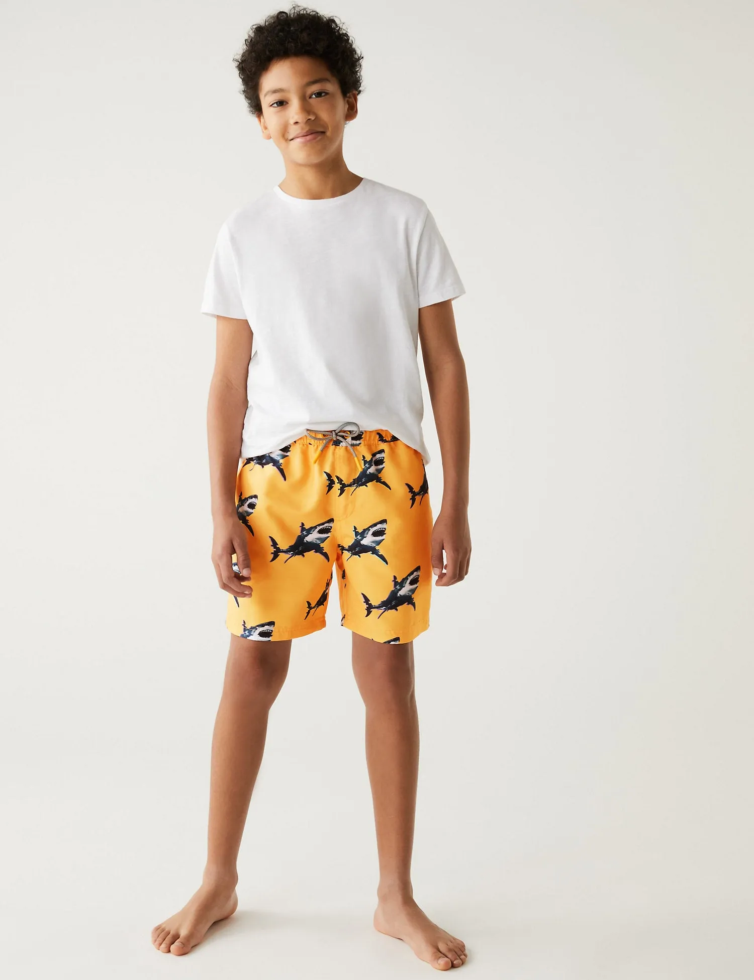 Shark Print Swim Shorts