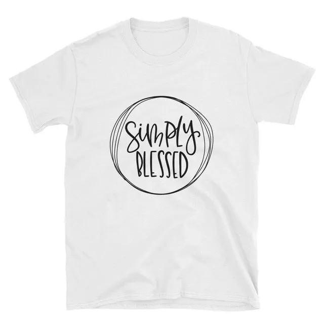 Simply Blessed Christian Statement Shirt